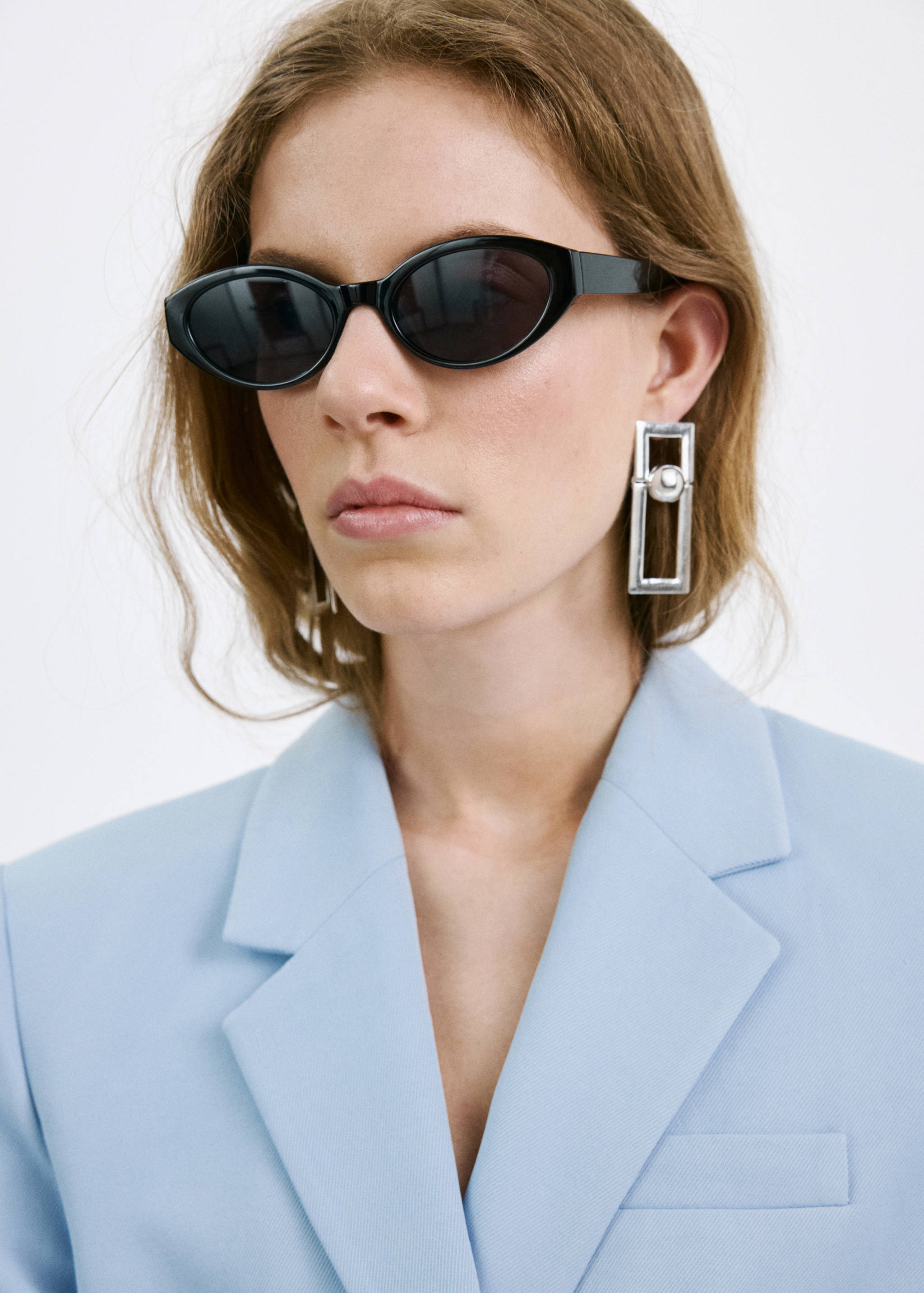 Pendientes colgantes metálicos - Plano general