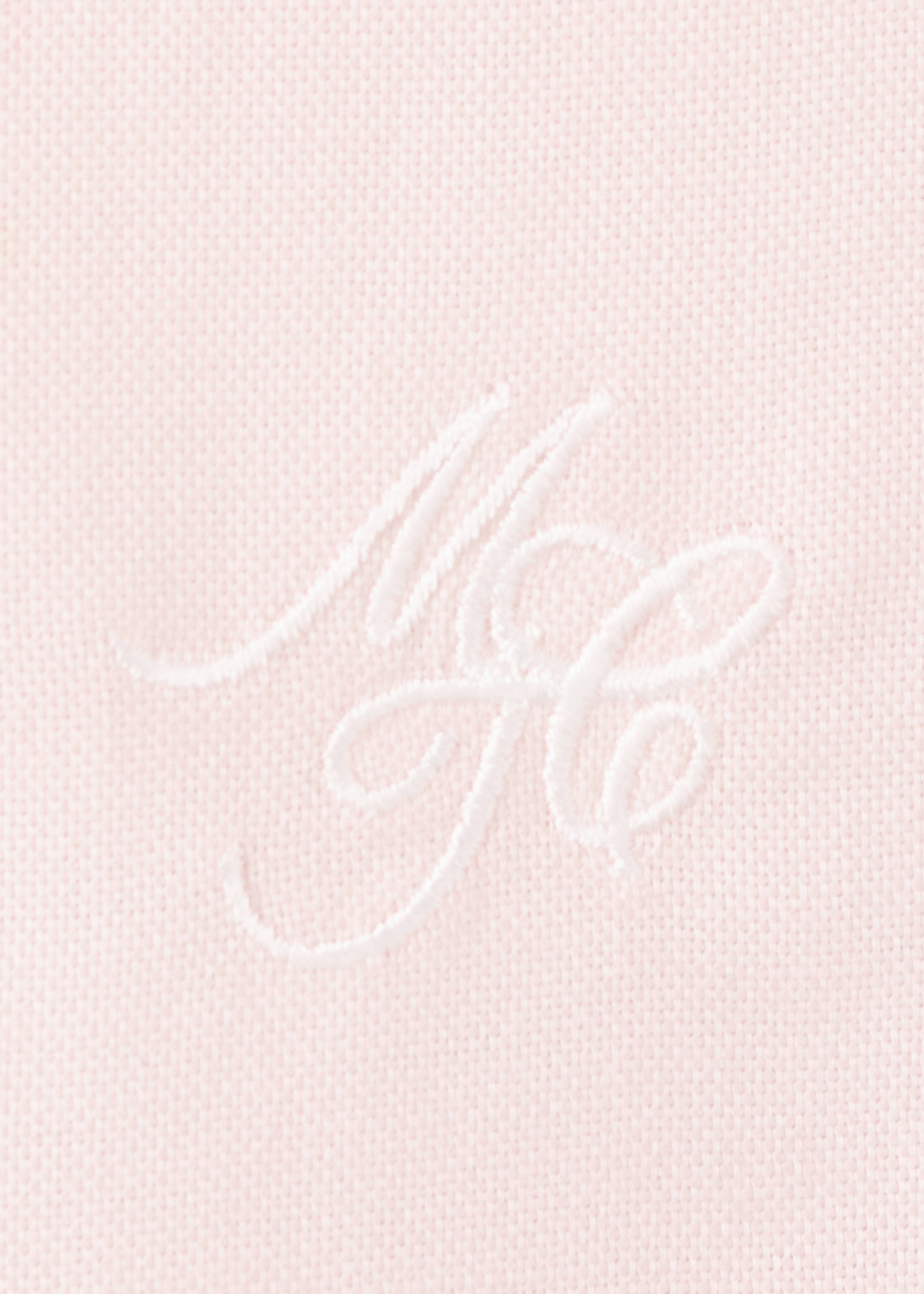 100% cotton regular fit embroidered shirt - Details of the article 8