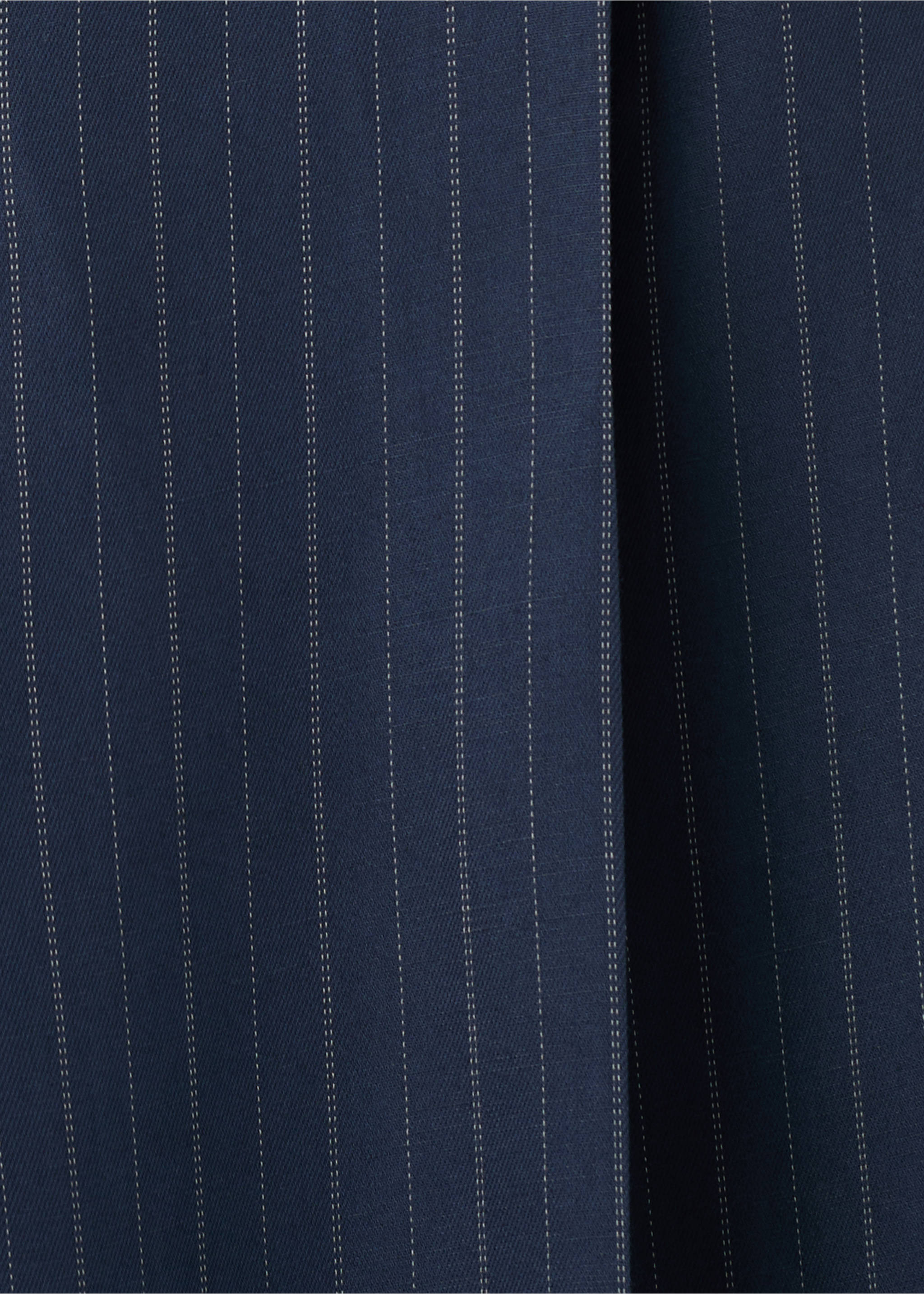 Pinstripe suit trousers - Details of the article 8, Navy. Ref: 27017802-00.