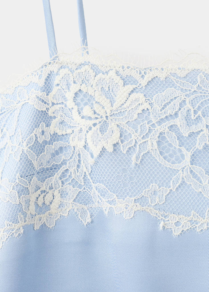 Lace camisole dress — Sky Blue