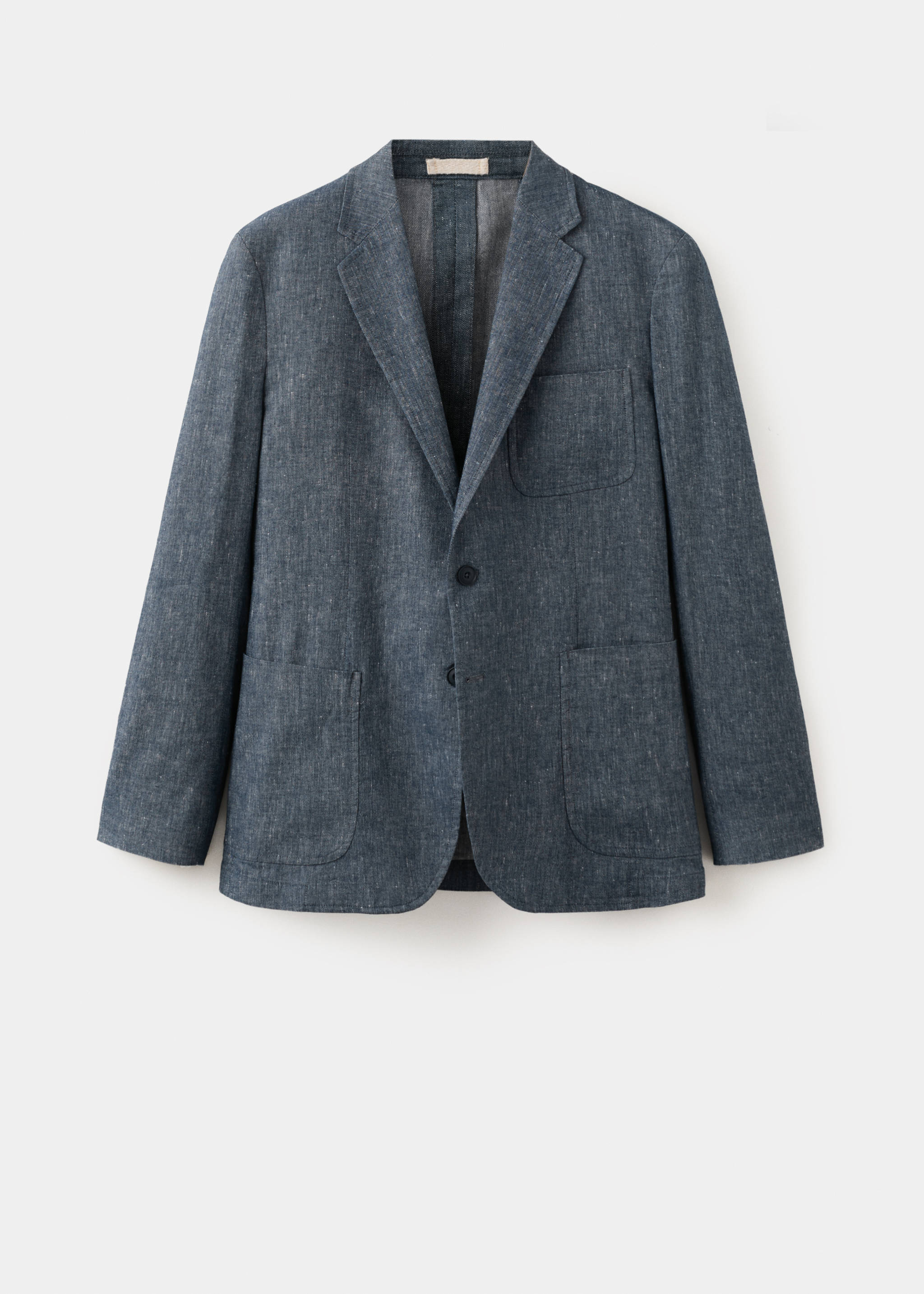 Пиджак slim fit лен и хлопок - Изделие без модели
