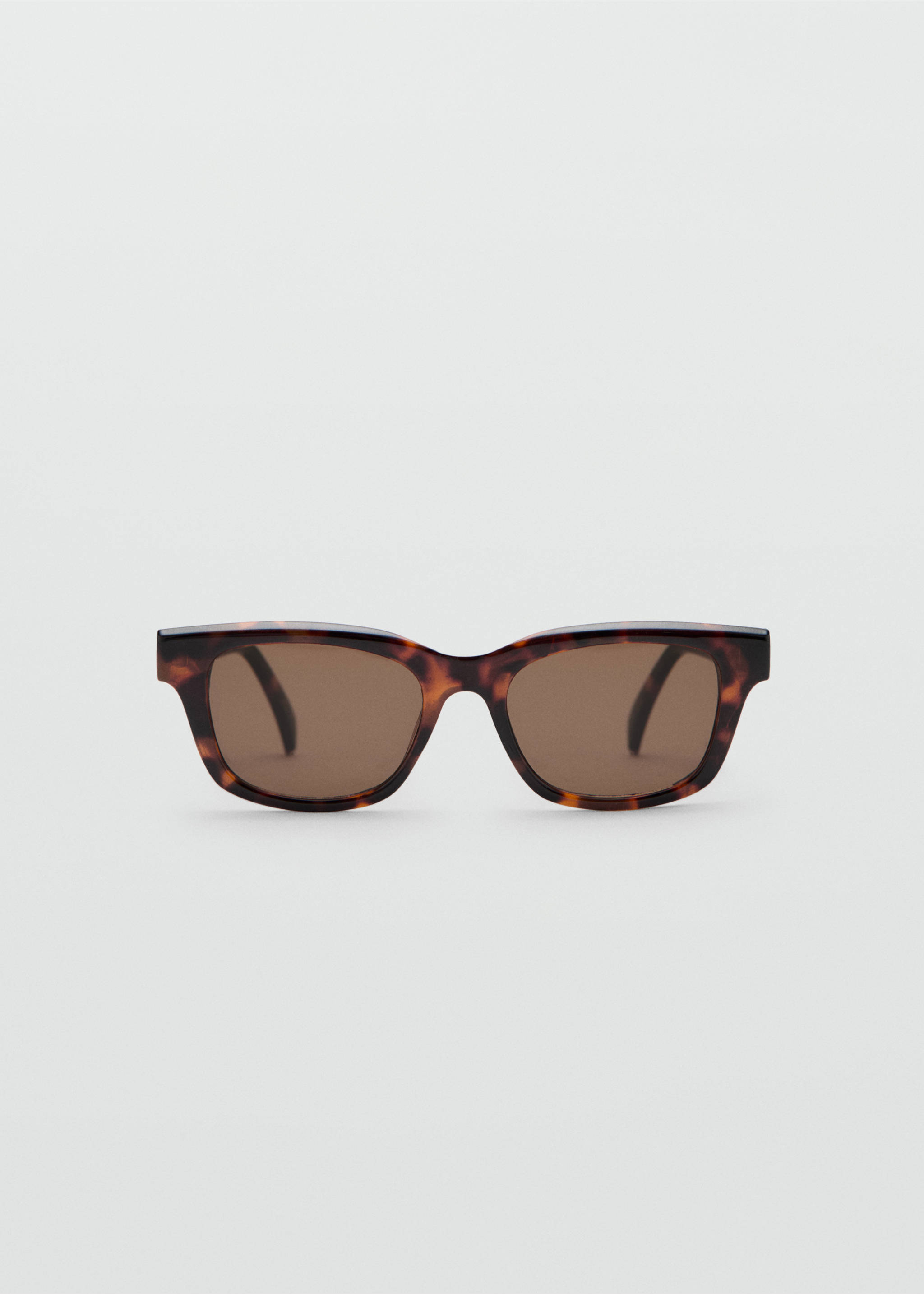 Солнцезащитные очки в пластиковой оправе - Изделие без модели, Шоколадный. Ref: 27017893-00.