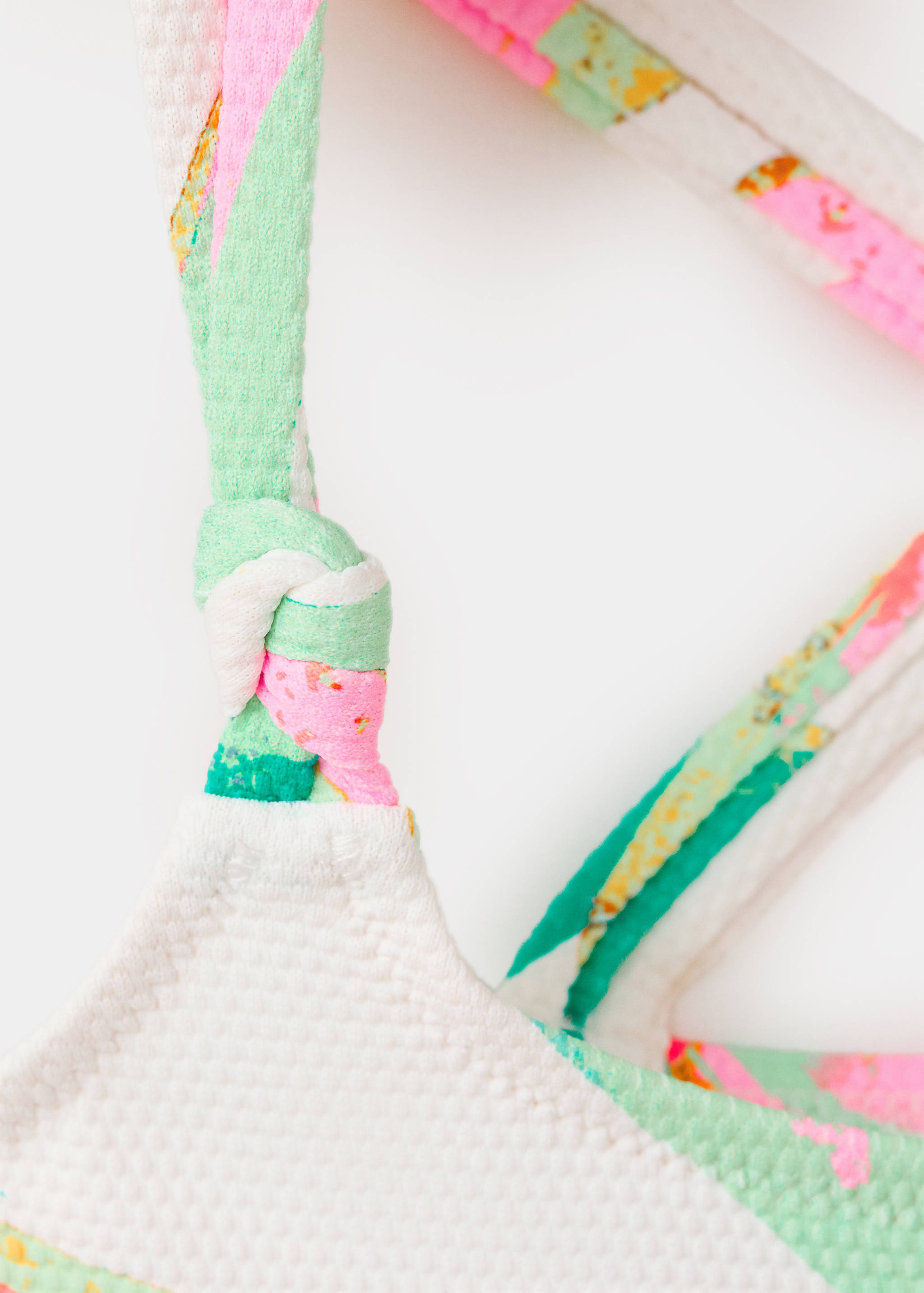 Printed swimsuit with side openings - Details of the article 8