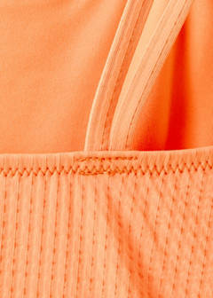 Floral ring swimsuit — Neon Orange 4