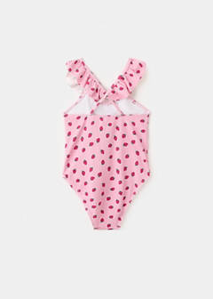 Strawberry print swimsuit — Pink 4