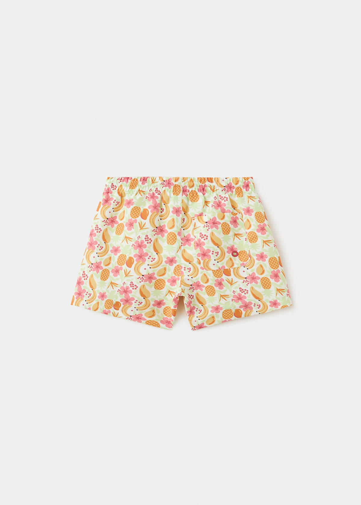 Fruit-print swimming trunks — Pastel Green