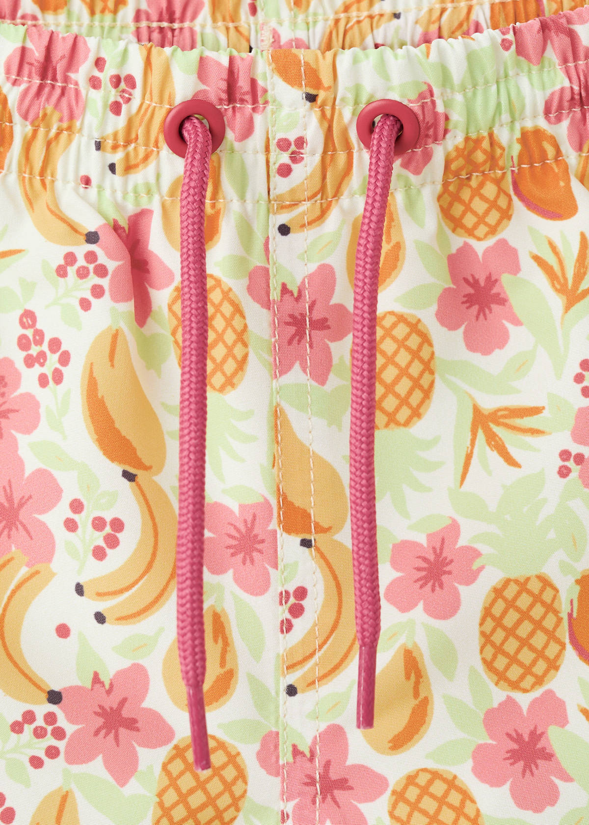 Fruit-print swimming trunks — Pastel Green