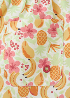 Fruit-print swimming trunks — Pastel Green 7