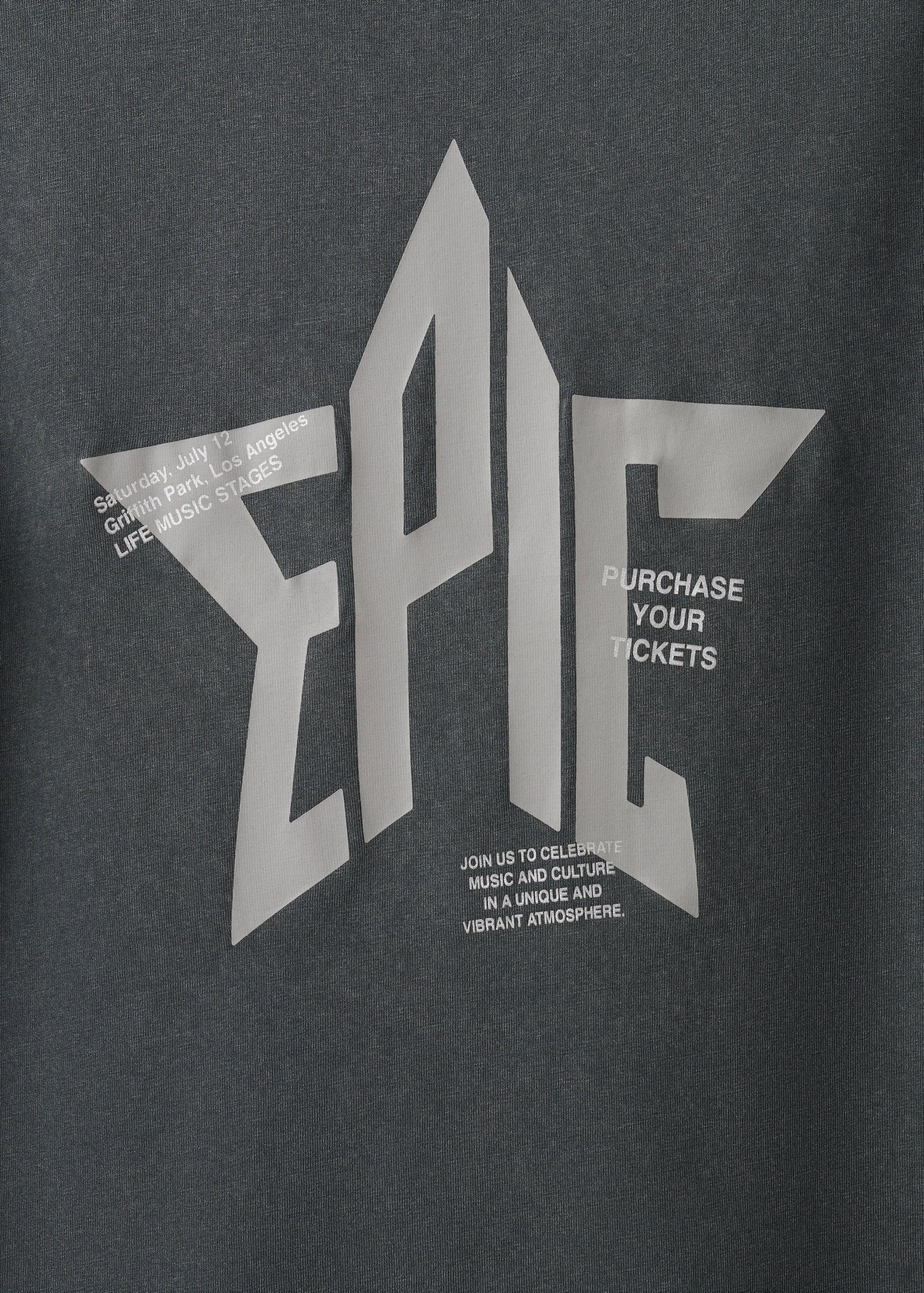 T-shirt imprimé strass - Détail de l'article 0