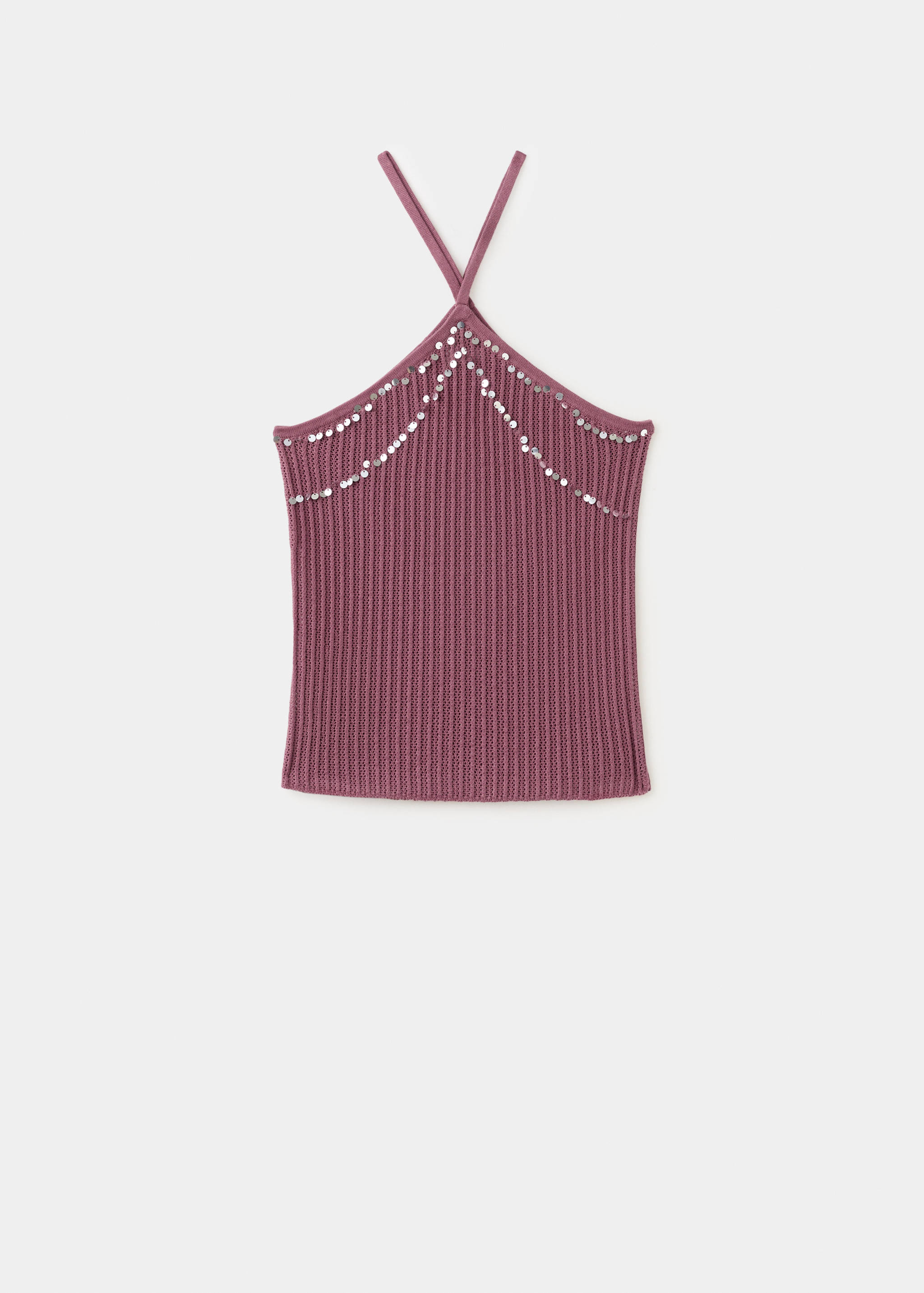 Sequined halter top - Article without model