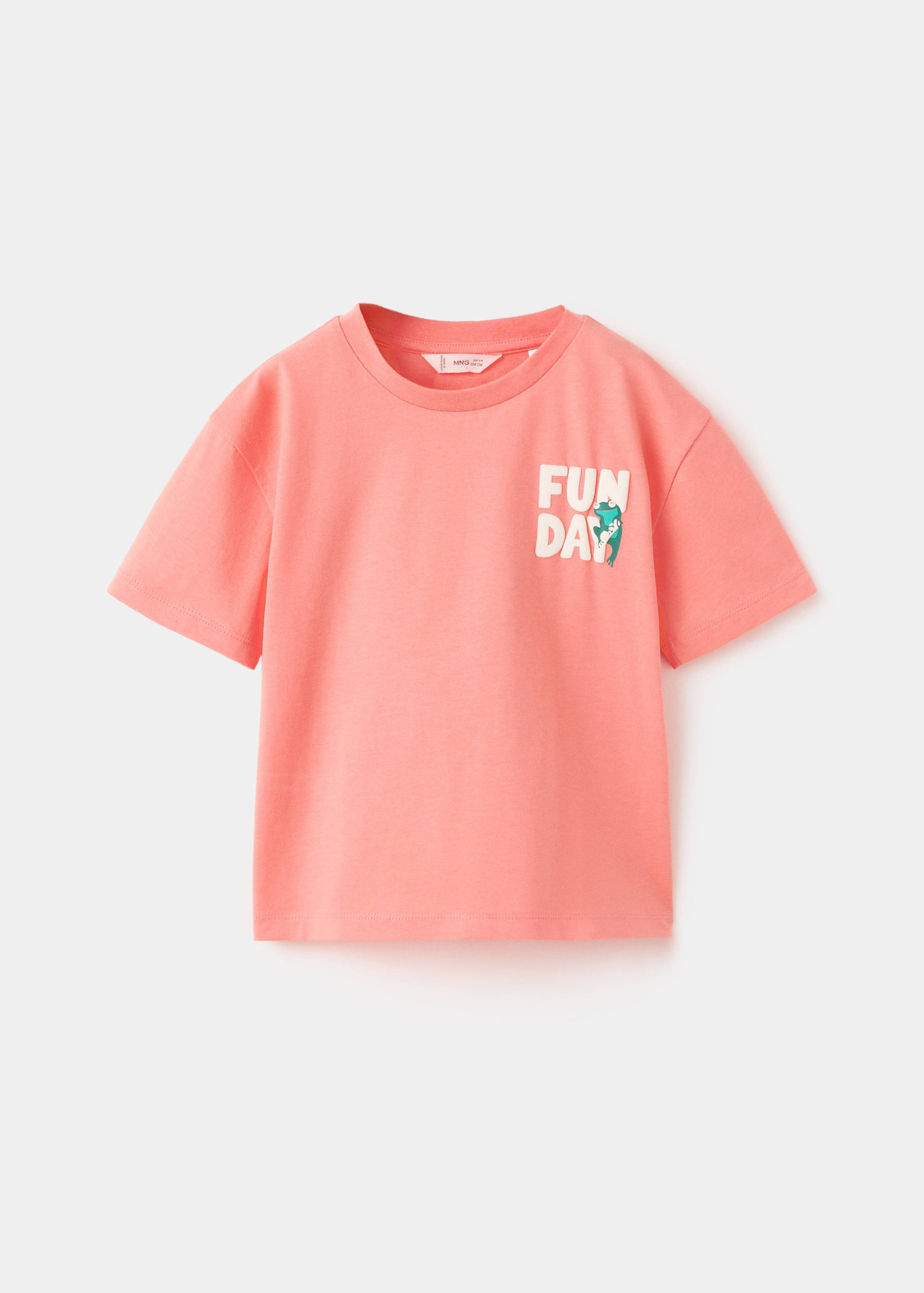 Printed cotton-blend t-shirt - Article without model