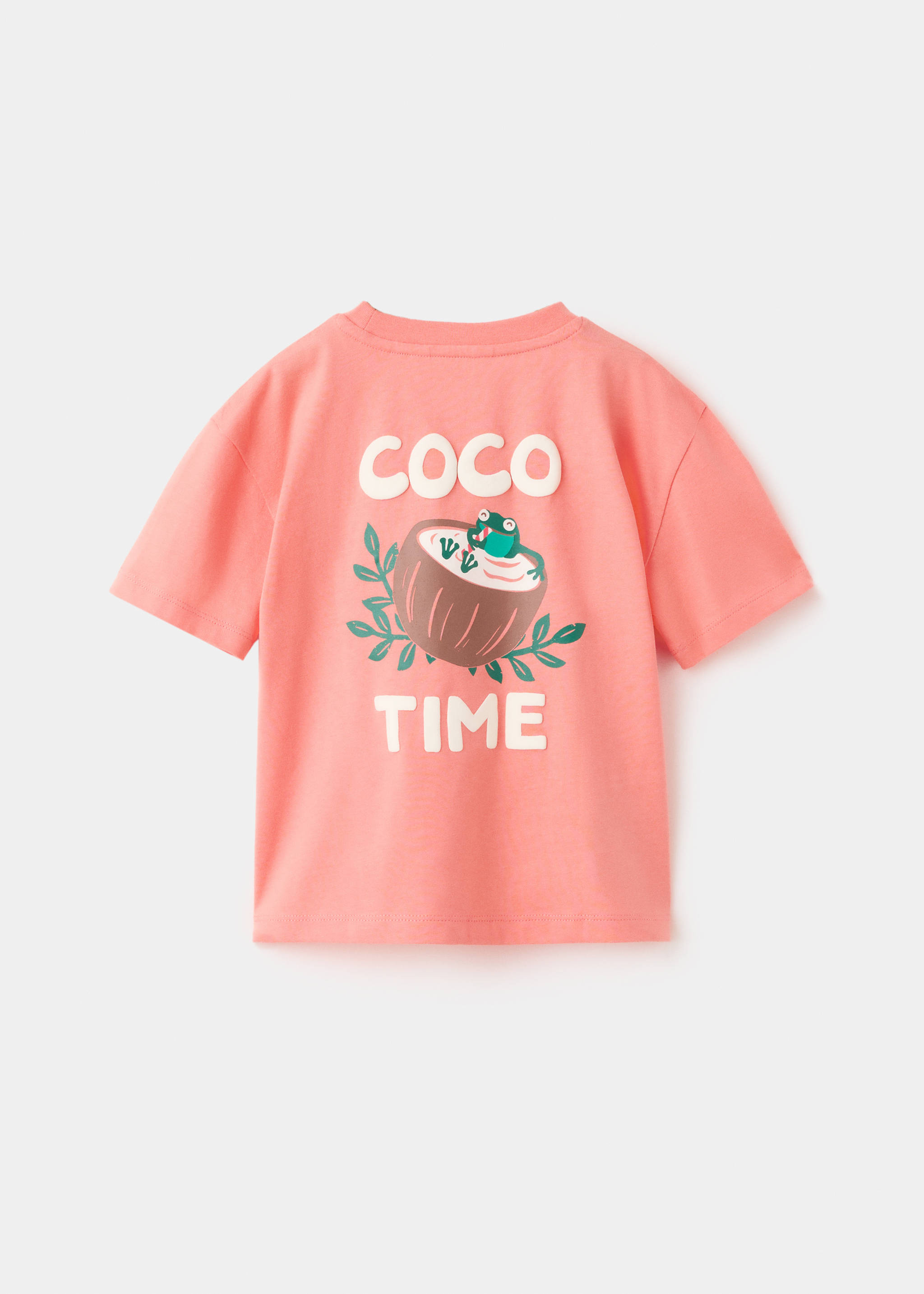 Printed cotton-blend t-shirt - Reverse of the article