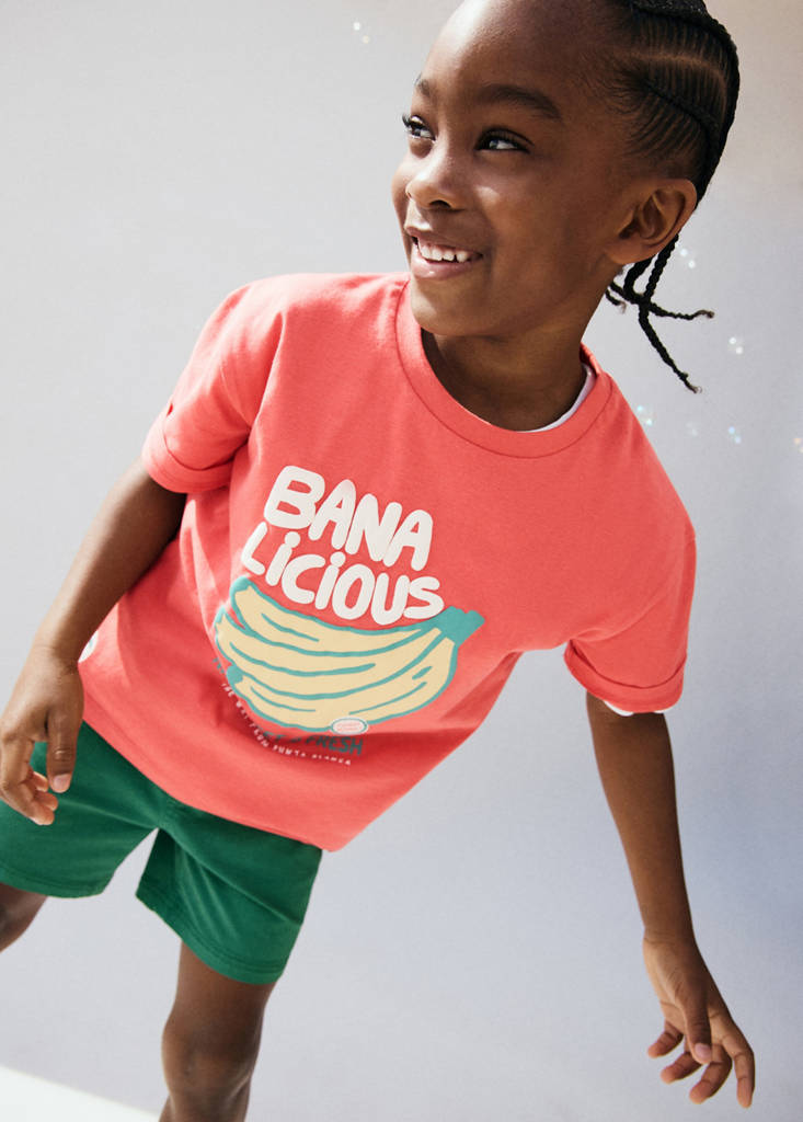 Camiseta algodón estampada