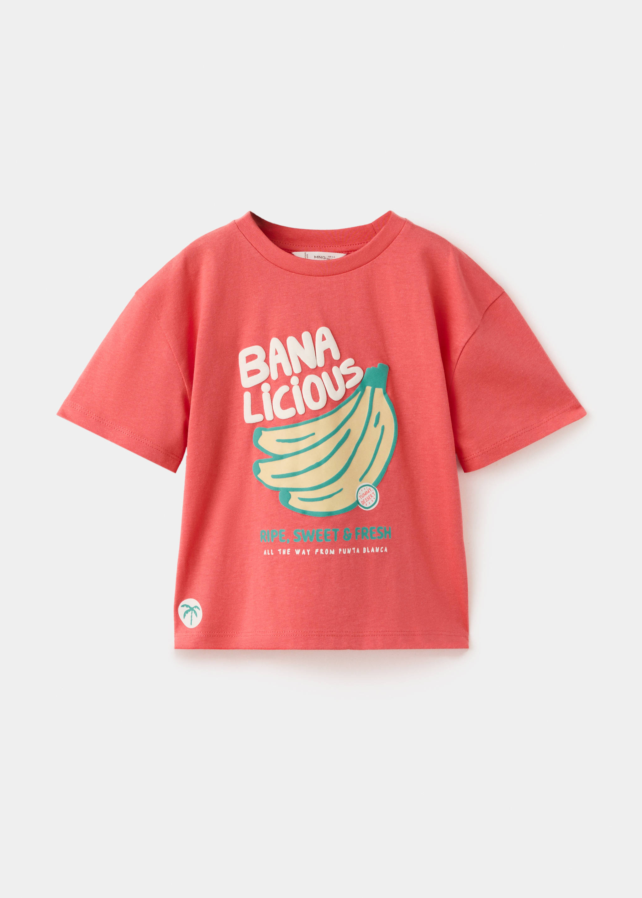 Printed cotton-blend t-shirt - Article without model