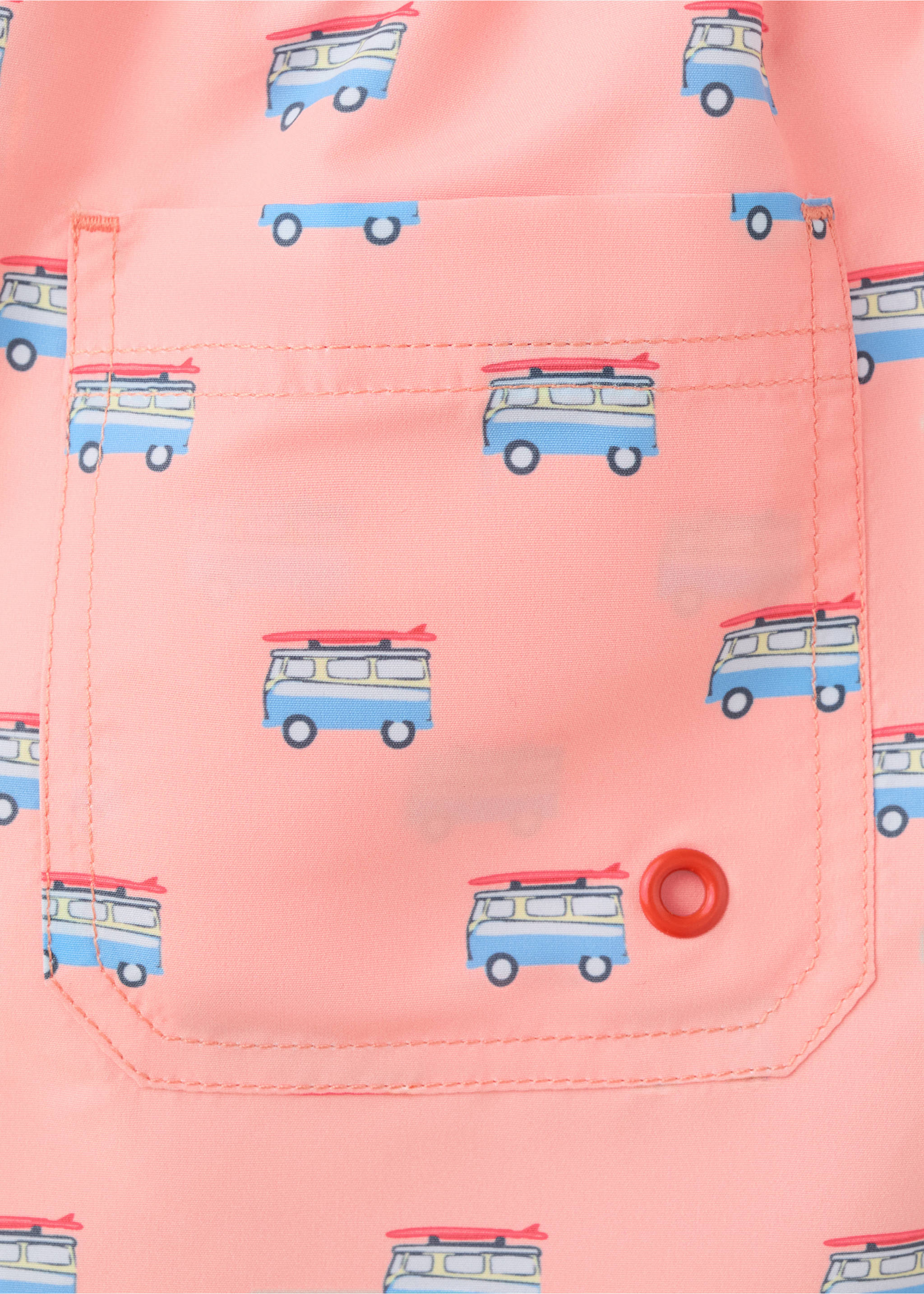 Maillot de bain imprimé - Détail de l'article 0, Orange pastel. Ref: 27017919-00.