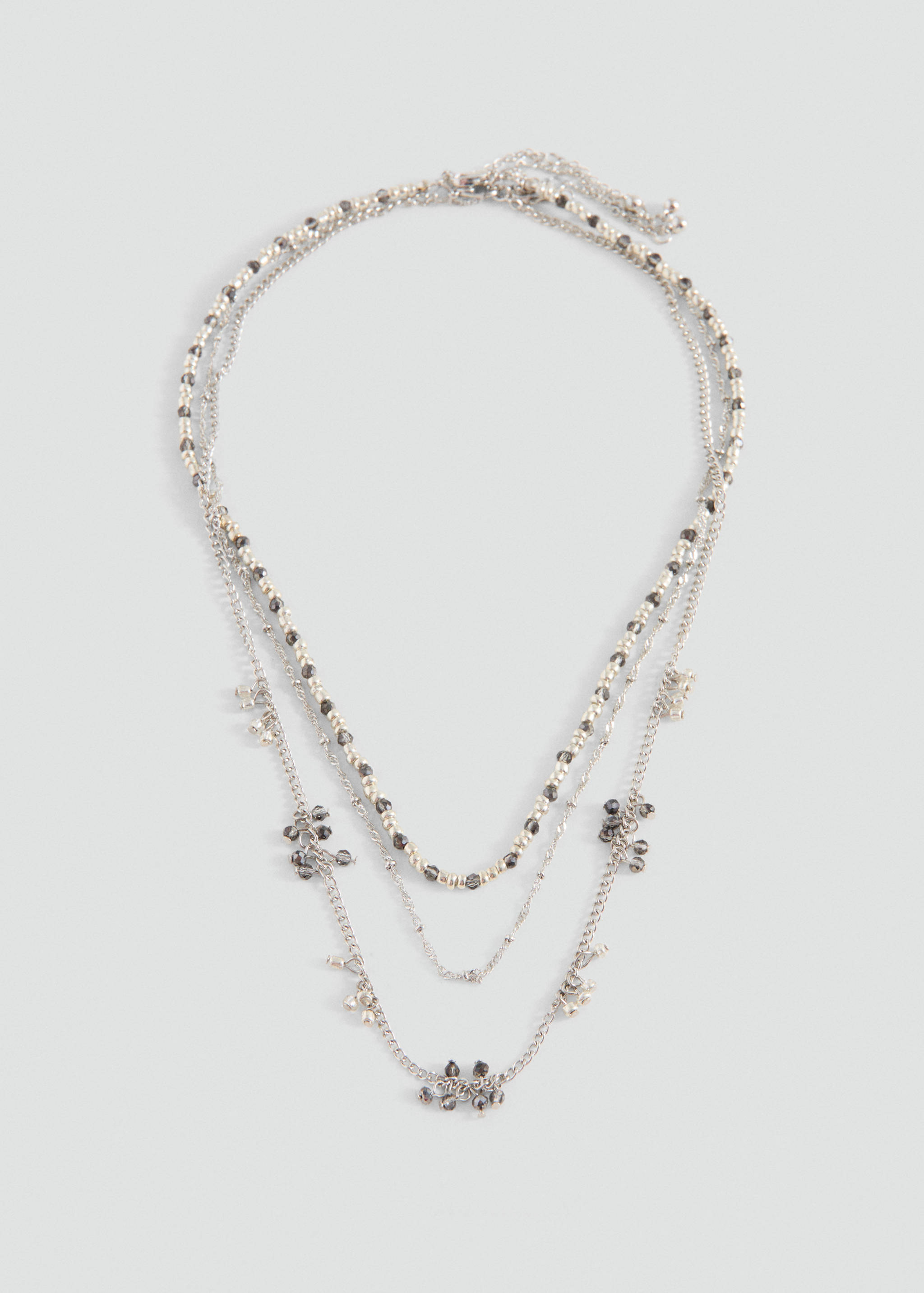 Mehrreihige Kette mit Anhänger - Artikel ohne Model