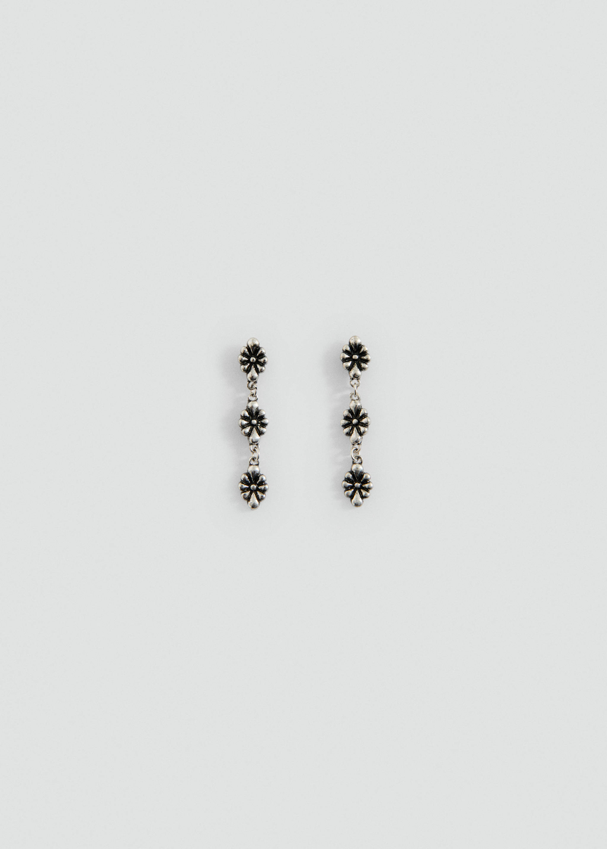 Boucles d'oreilles longues fleurs - Article sans modèle