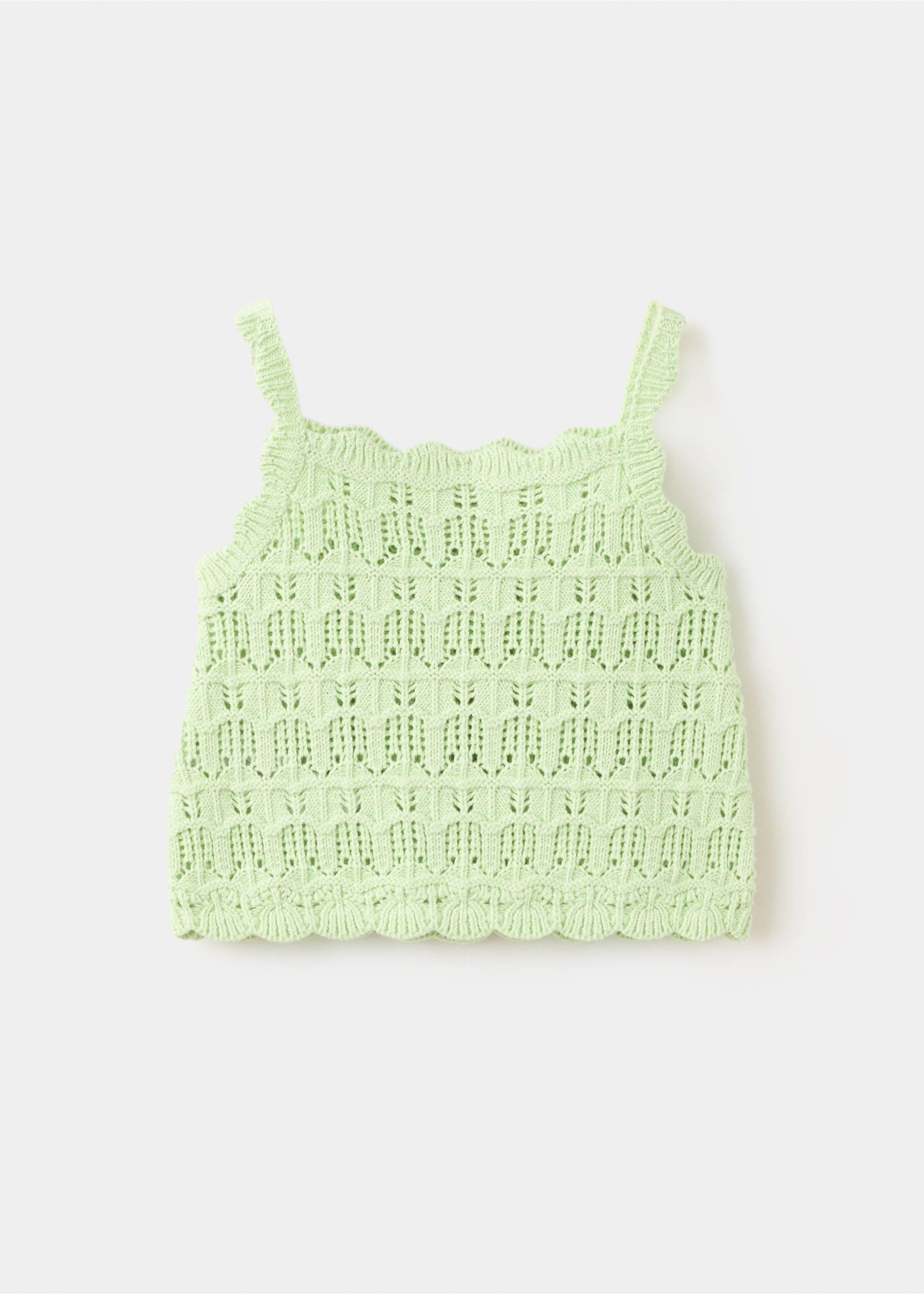 Crochet knitted top - Article without model, Green Apple. Ref: 27017928-00.