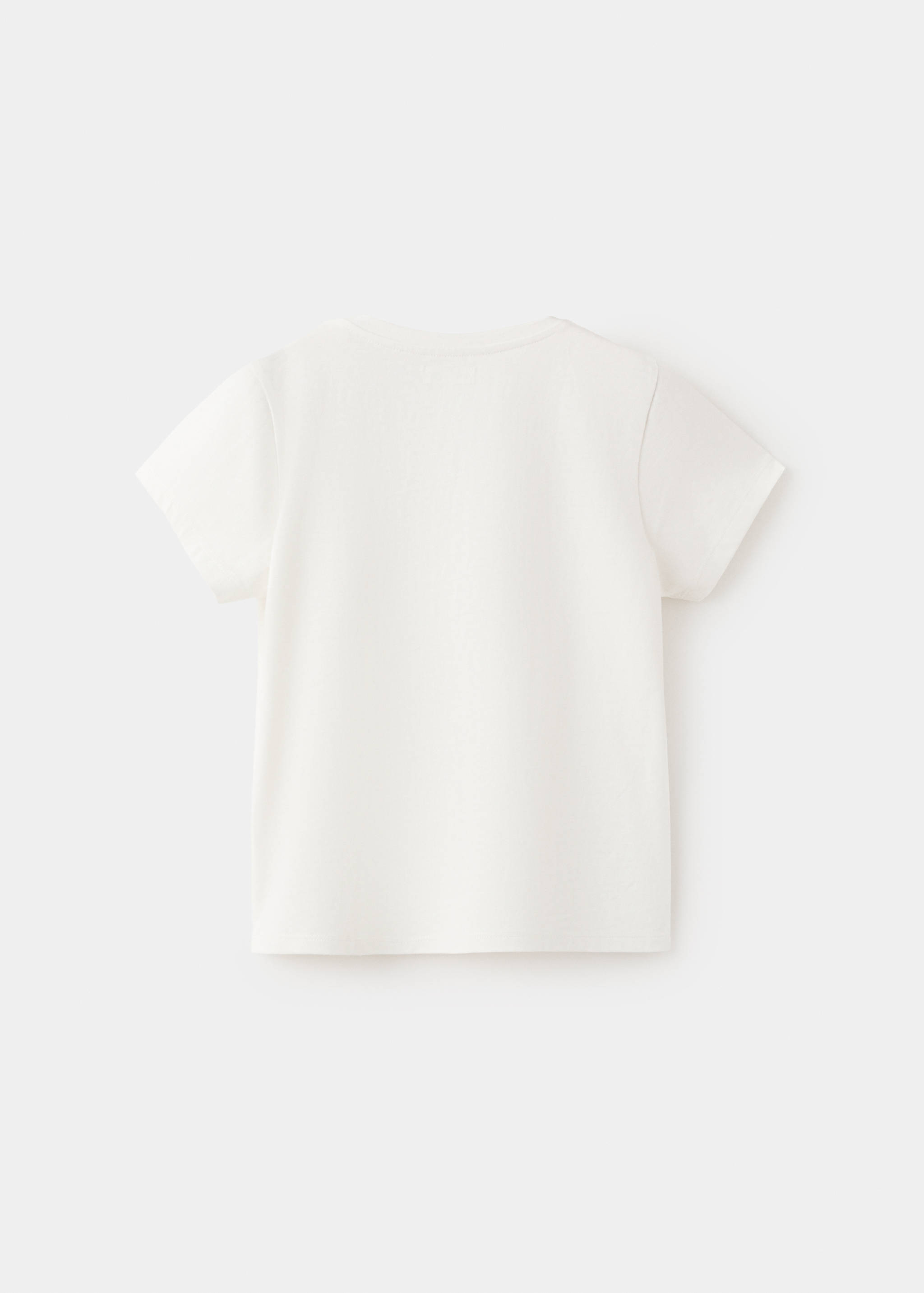 Cotton T-shirt with shell detail - Reverse of the article