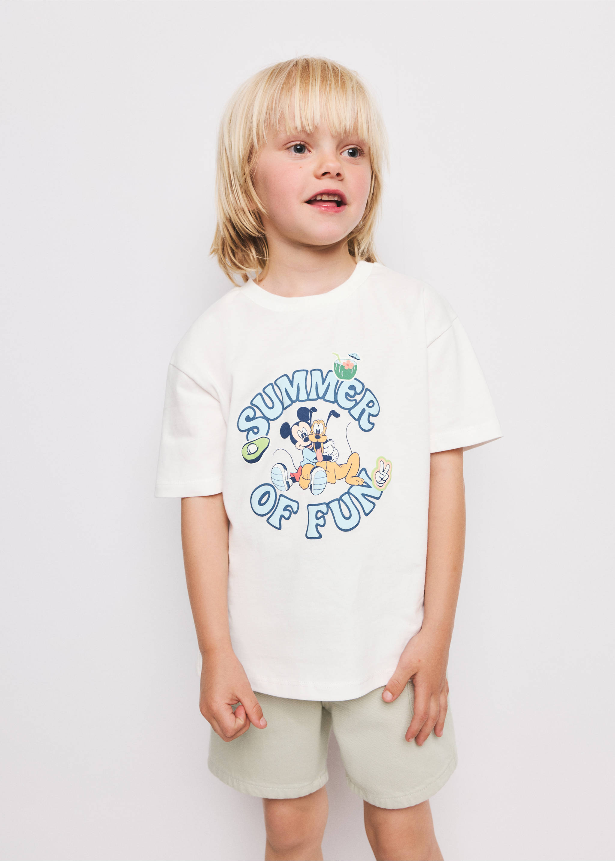 Camiseta Mickey Mouse - Plano general, Blanco. Ref: 27017931-00.