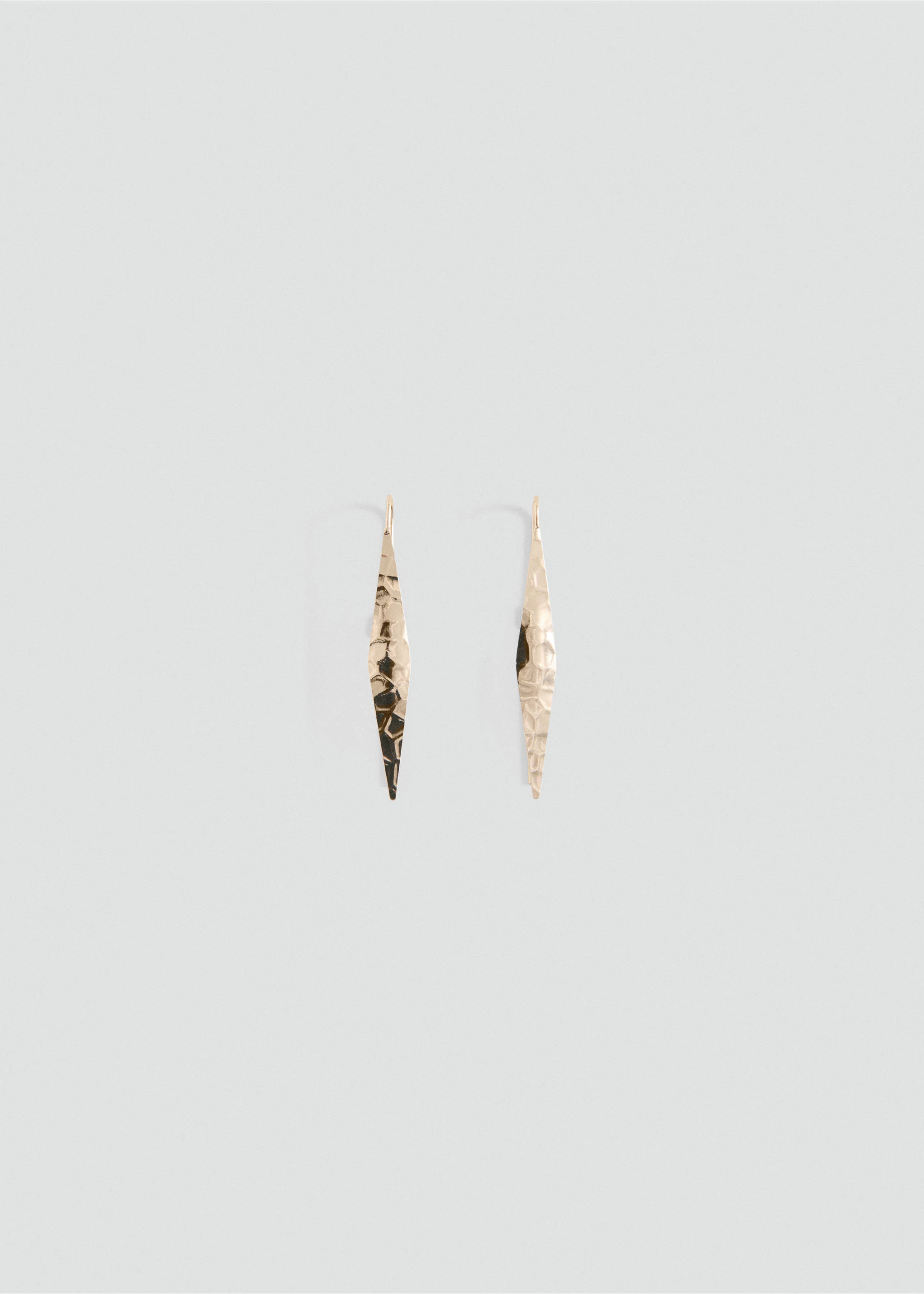 Rhombus earrings - Article without model, Gold. Ref: 27017933-00.
