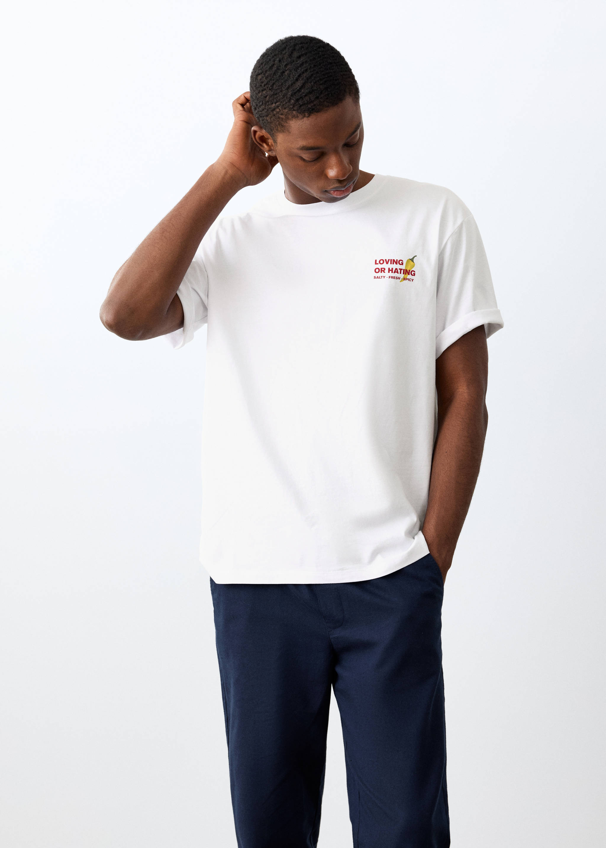 T-shirt imprimé manches courtes - Plan moyen