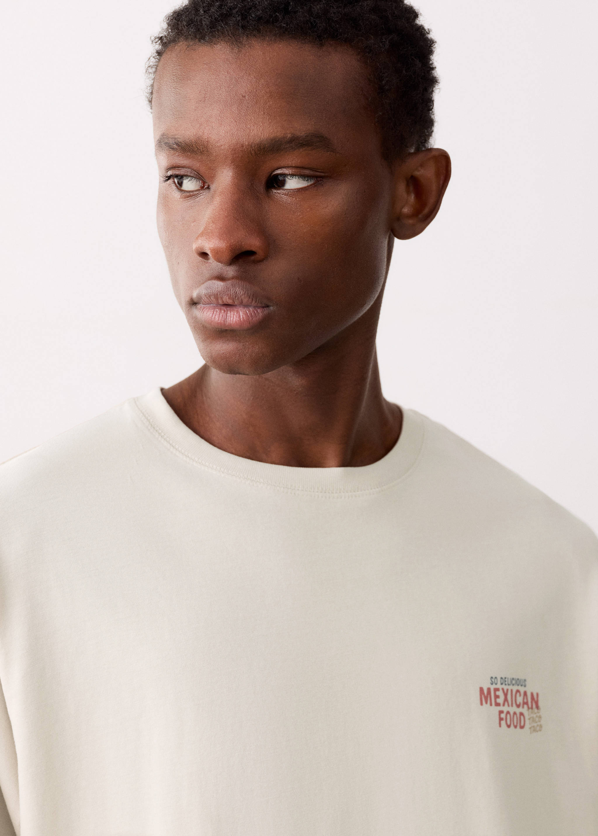 Short-sleeved printed t-shirt - Details of the article 1