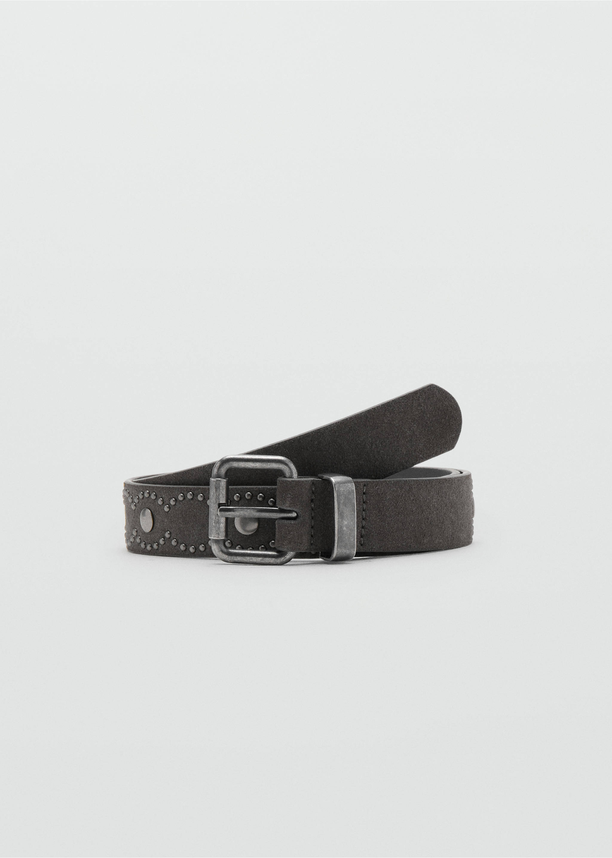 Studded belt - Article without model, Grey. Ref: 27017940-00.
