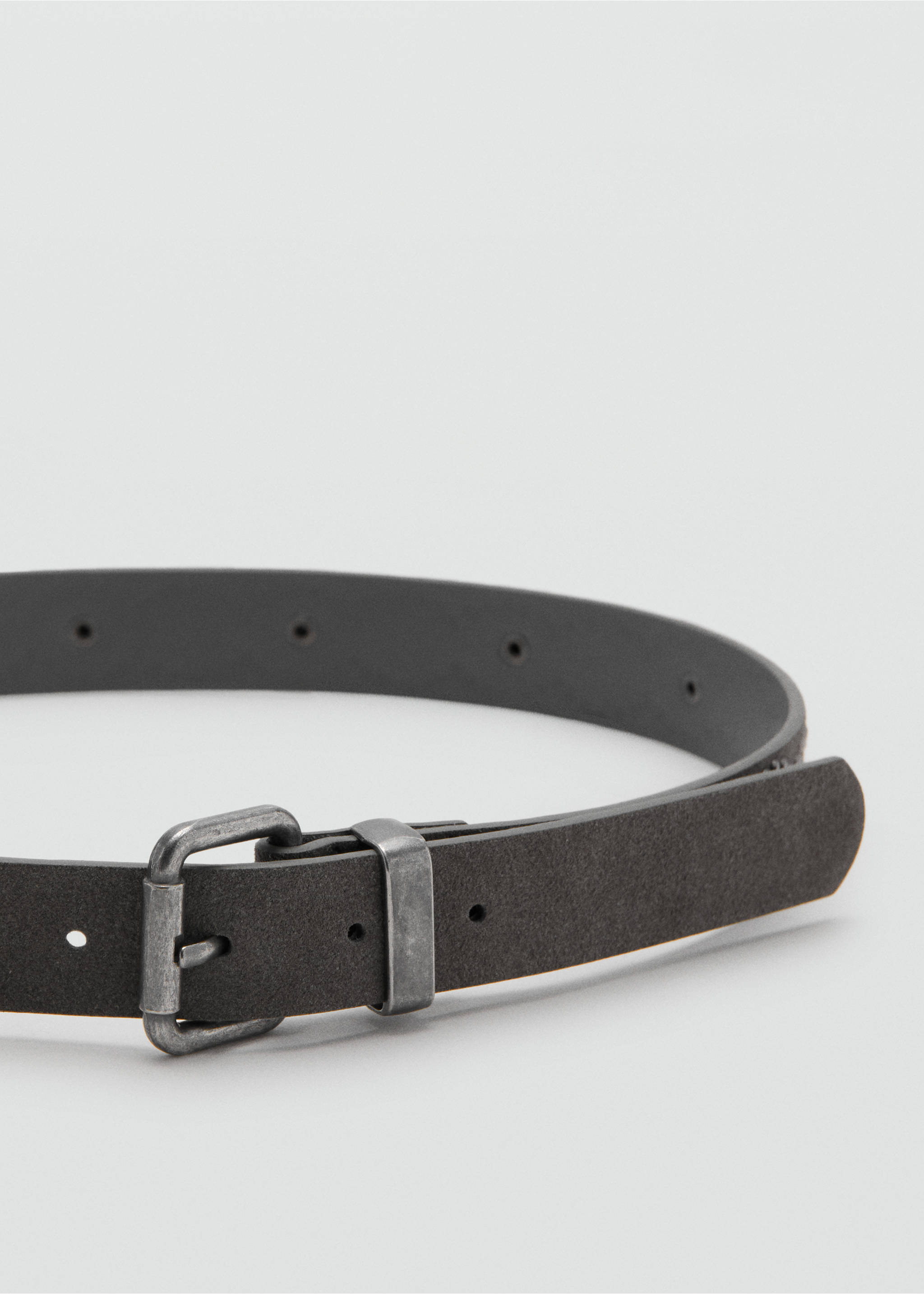 Studded belt - Medium plane, Grey. Ref: 27017940-00.