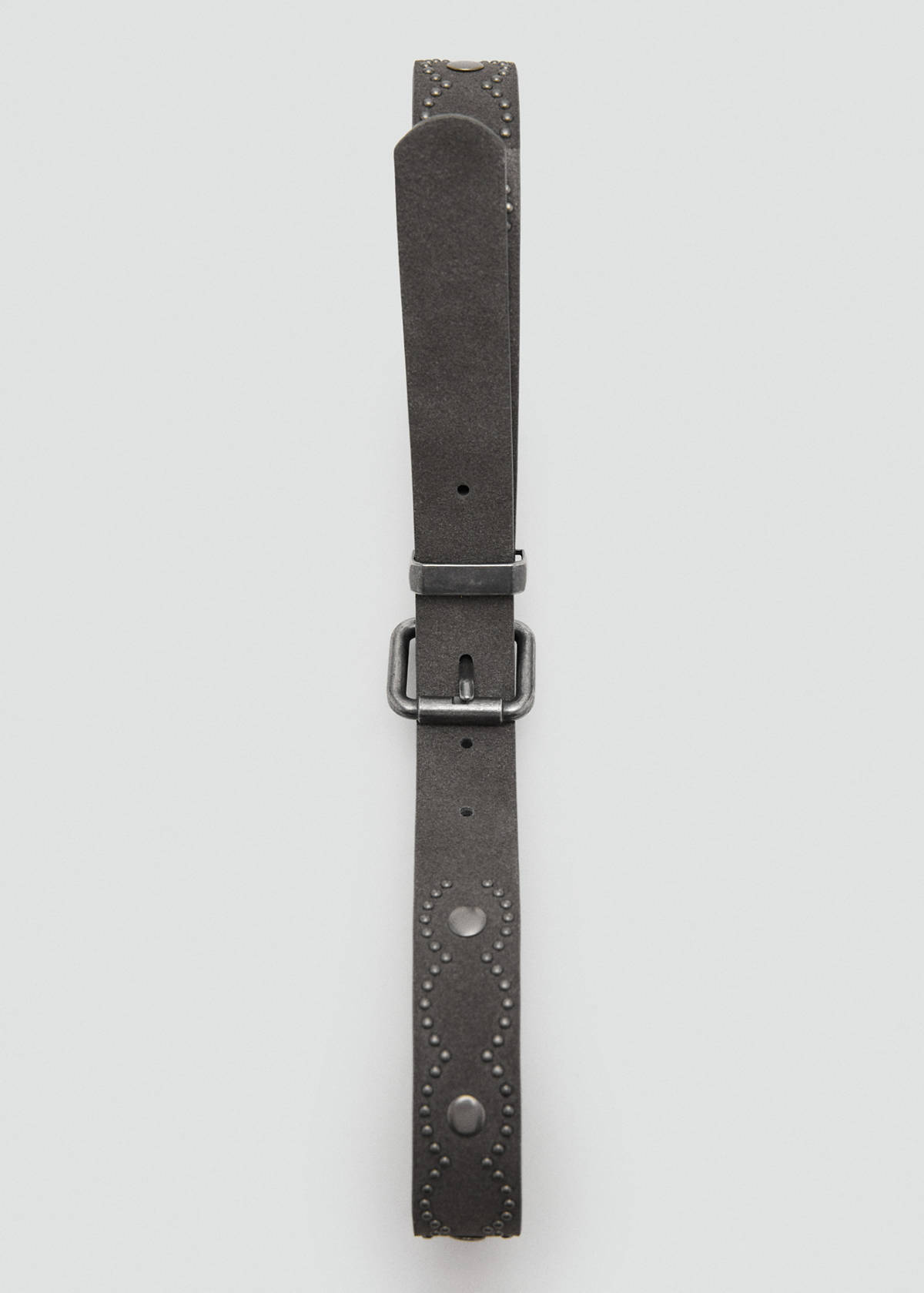 Studded belt — Grey