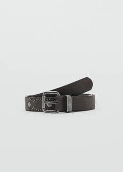 Studded belt — Grey 1