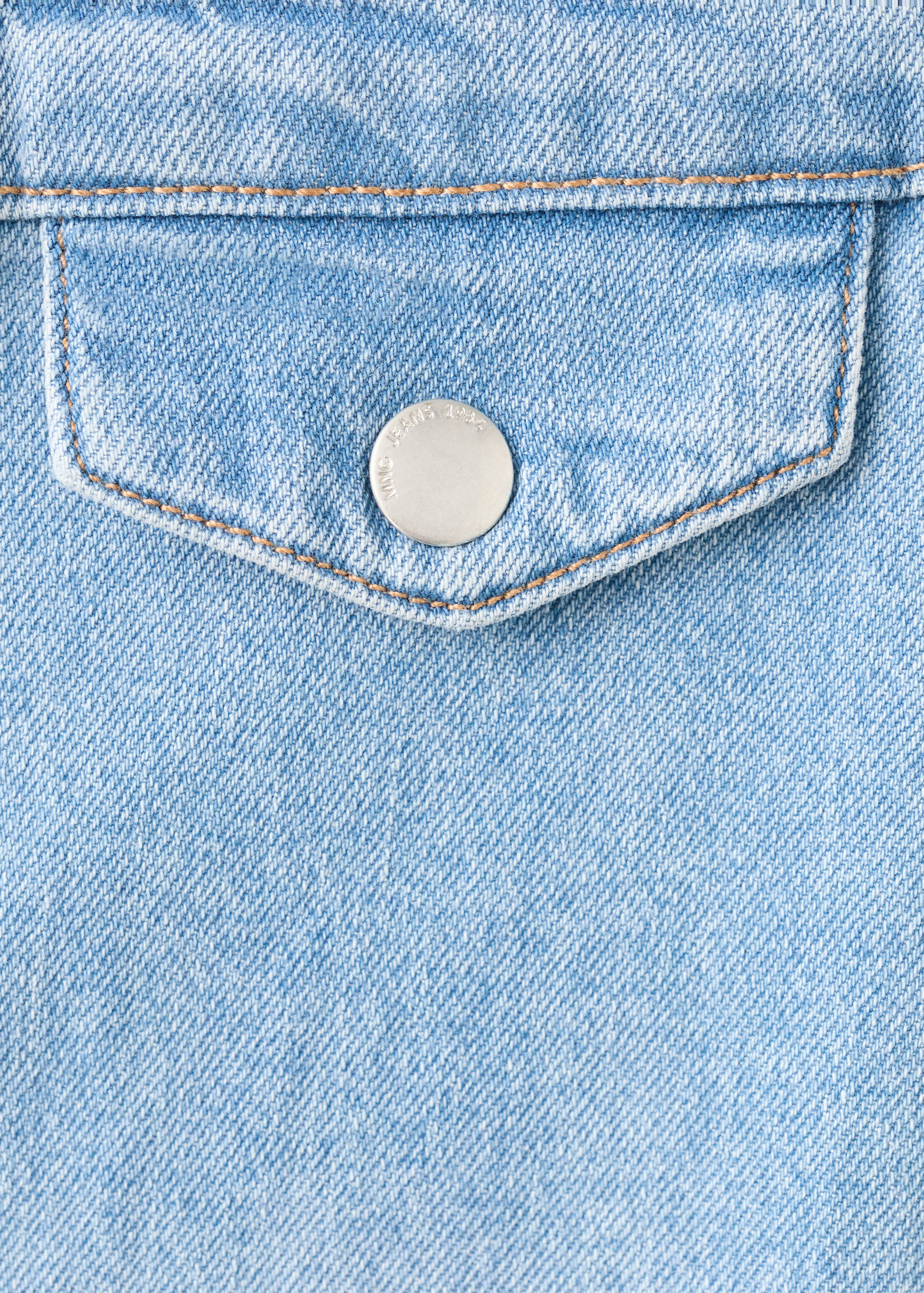 Wide leg mid-rise trousers with pockets - Details of the article 8