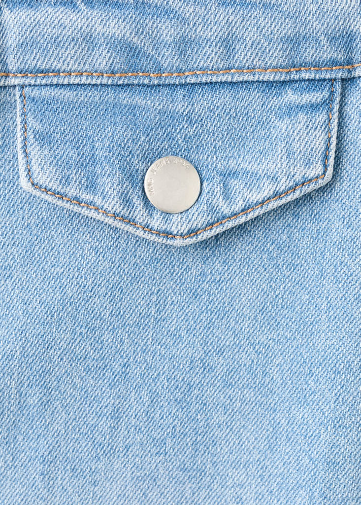 Wide leg mid-rise jeans with pockets — Medium Blue