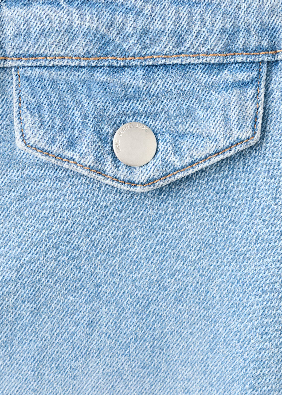 Wide leg mid-rise jeans with pockets — Medium Blue