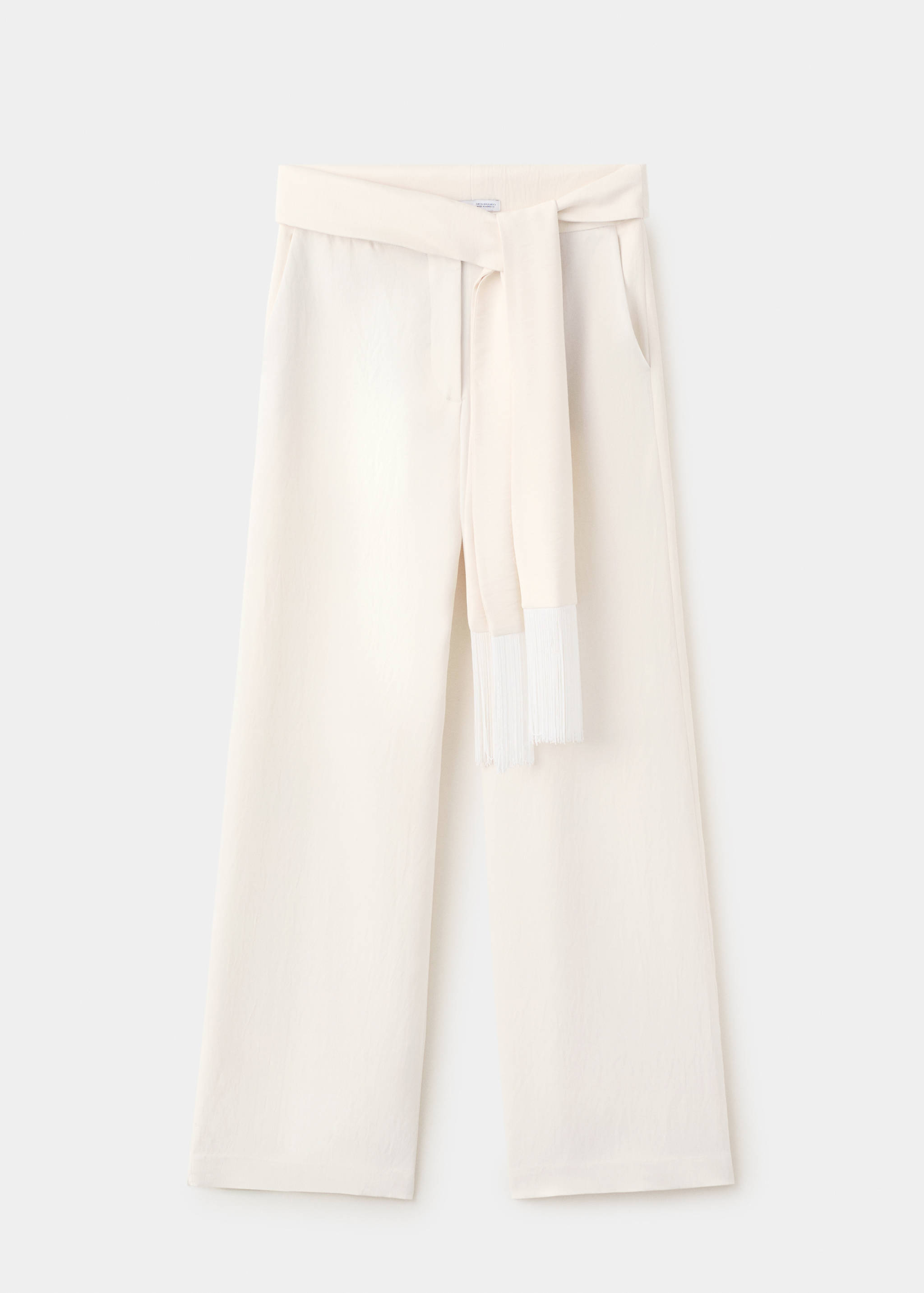 Pantalón recto cinturón - Artículo sin modelo