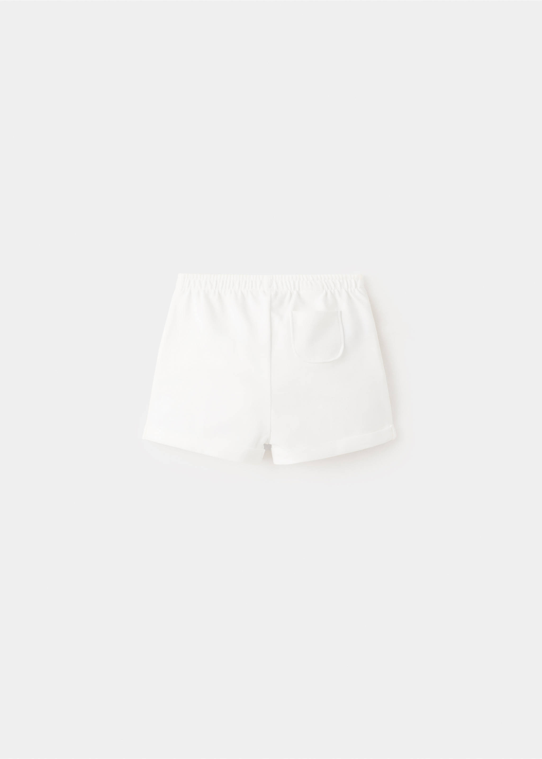 Cotton shorts - Reverse of the article, Off White. Ref: 27018264-00.