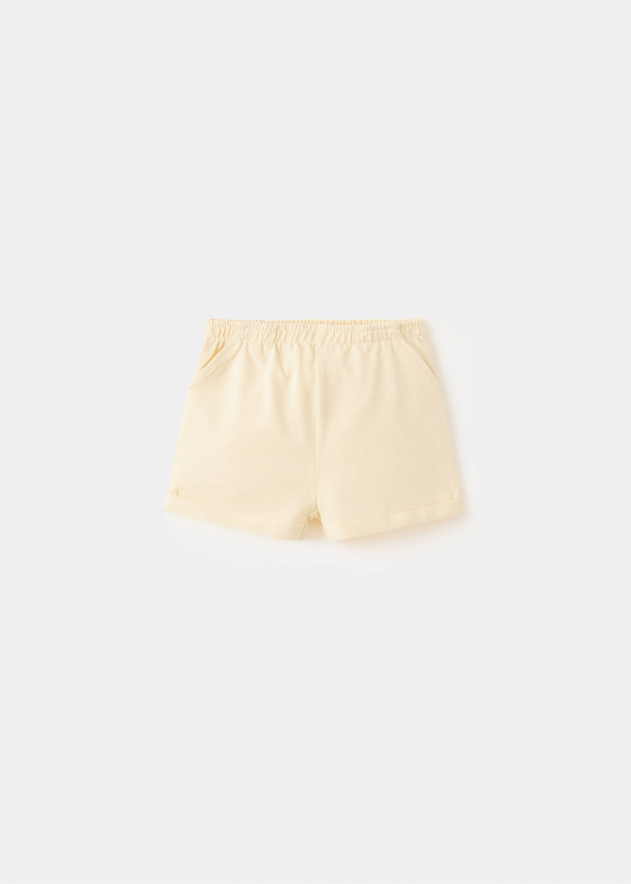 Cotton shorts - Article without model, Yellow. Ref: 27018264-00.