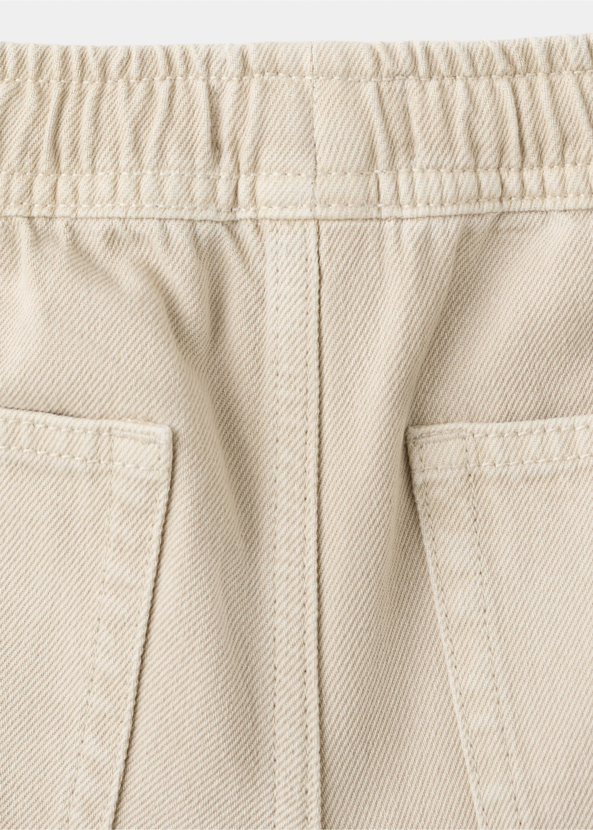 Bermuda droit coton - Détail de l'article 0, Sable. Ref: 27018266-00.