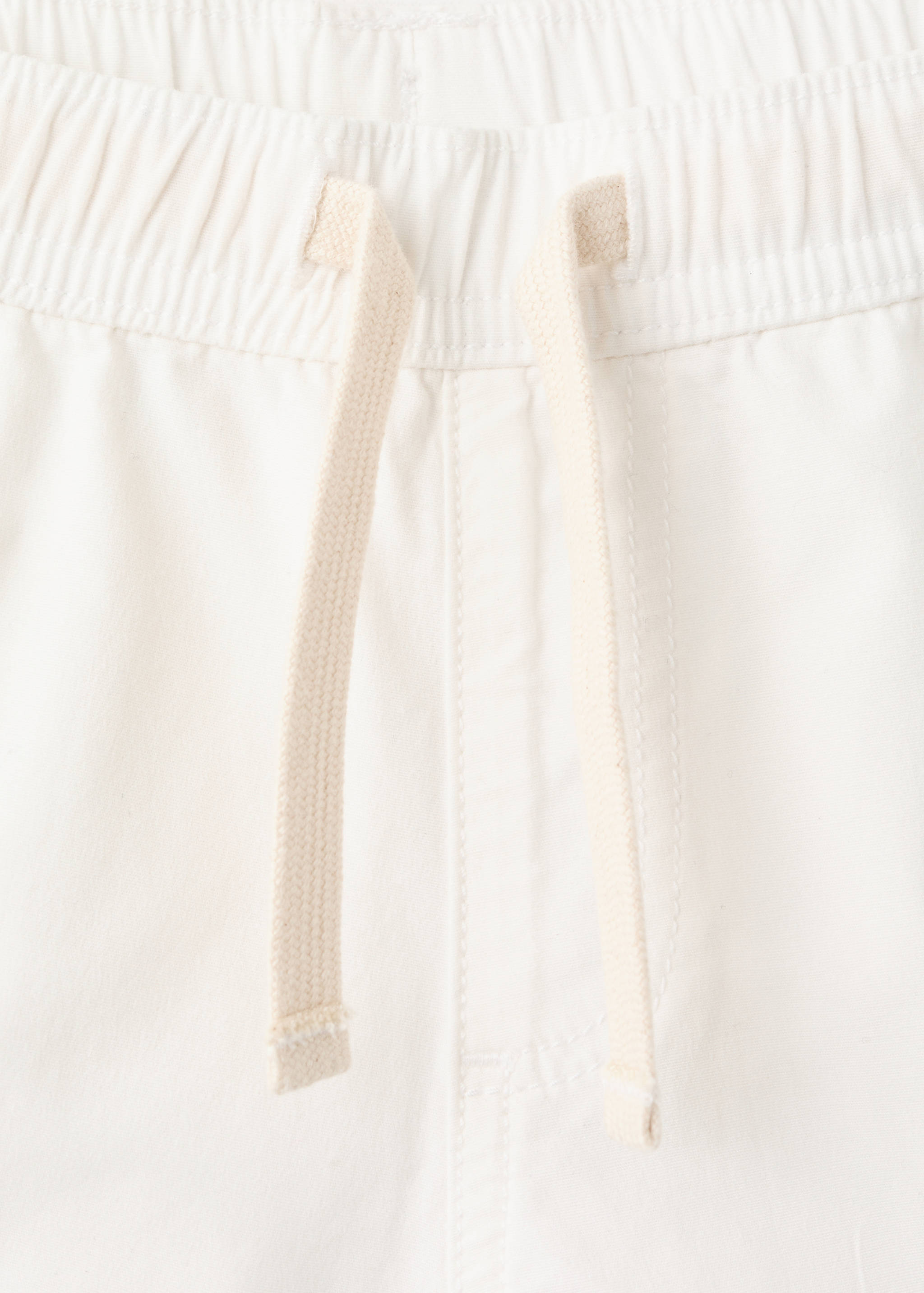 Cotton shorts with drawstring - Details of the article 8