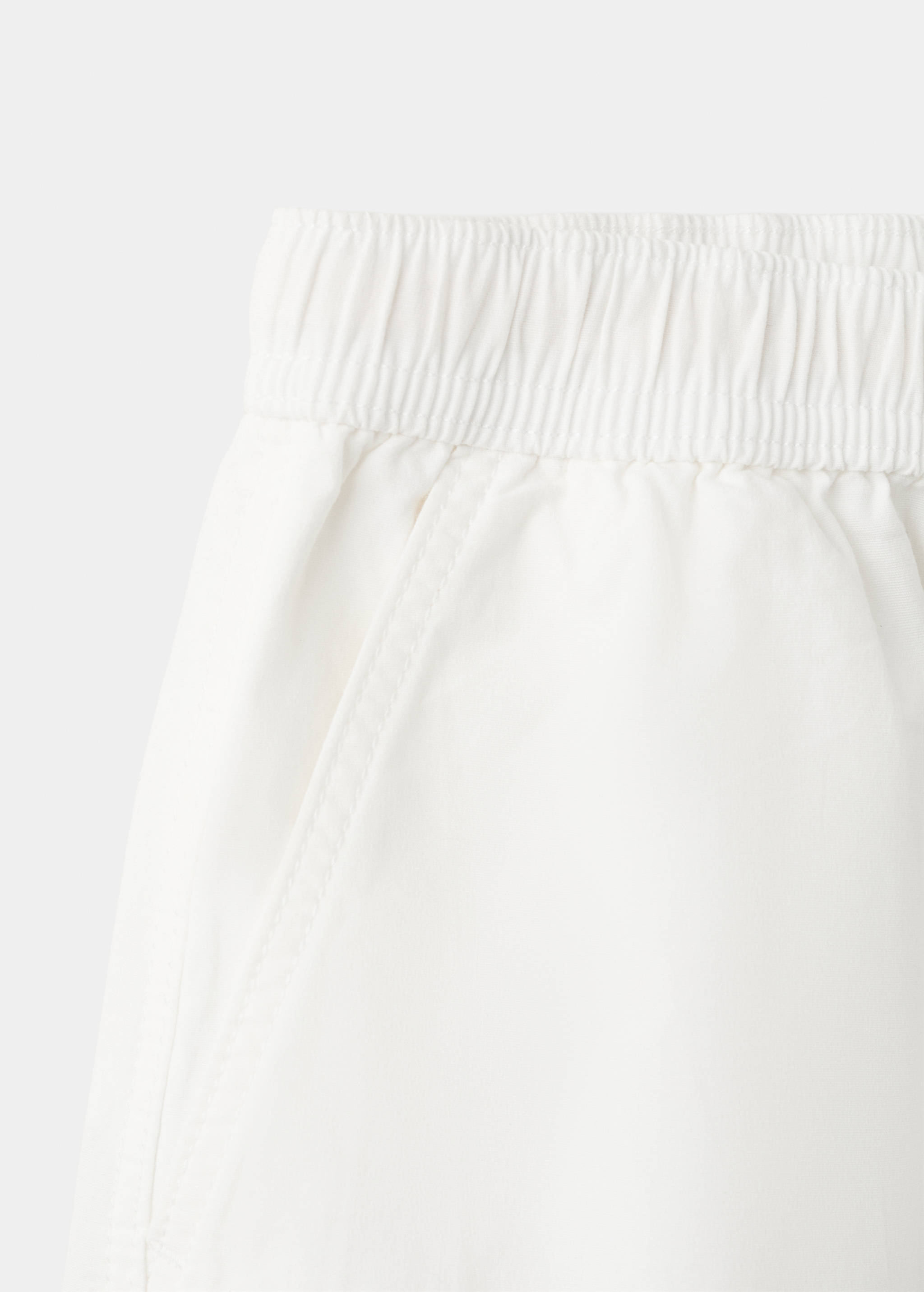 Cotton shorts with drawstring - Details of the article 8