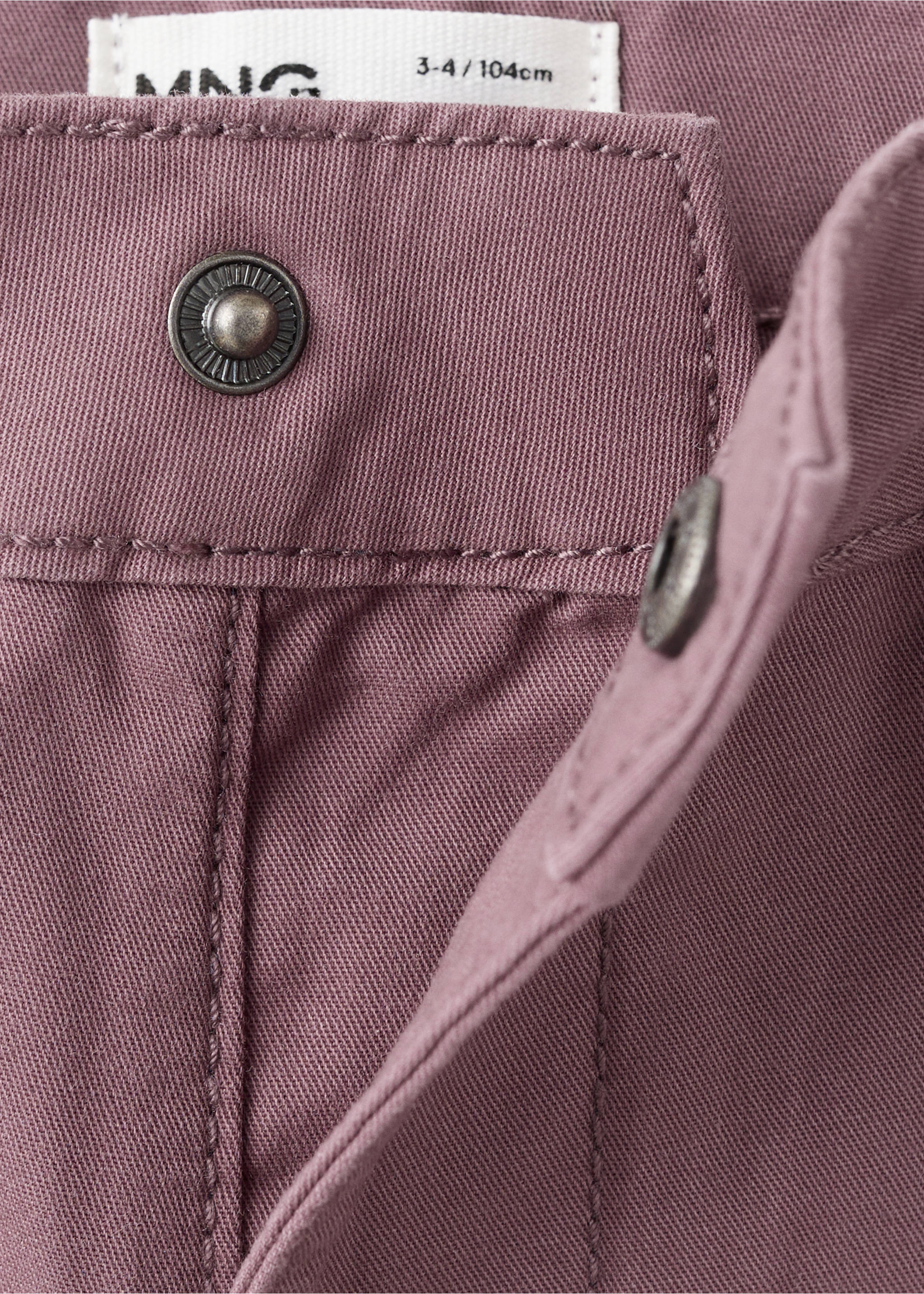 Cargo pockets Bermuda shorts - Details of the article 8, Purple. Ref: 27018270-00.