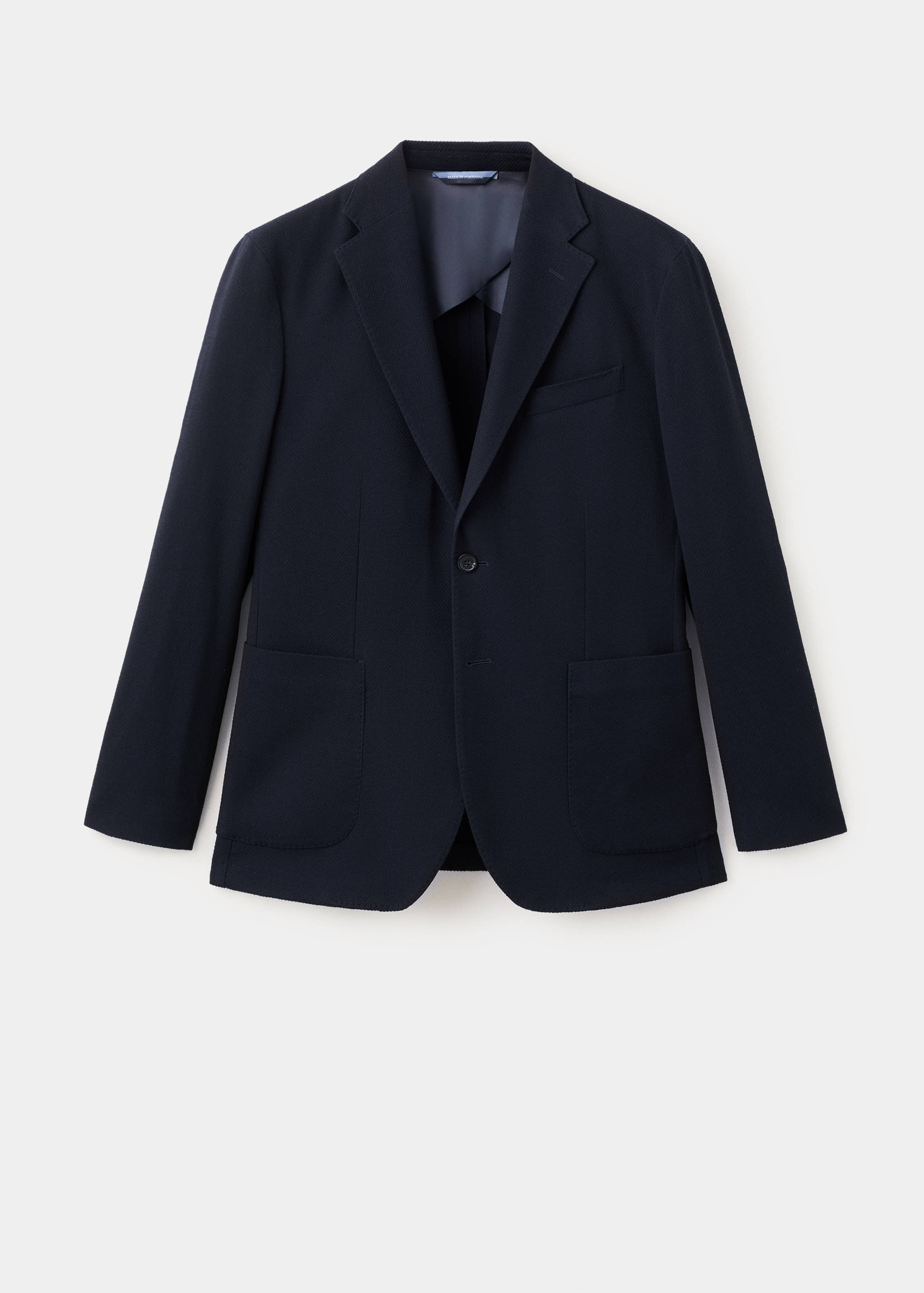 Slim-fit wool blazer - Article without model