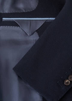 Slim-fit wool blazer — Navy 10