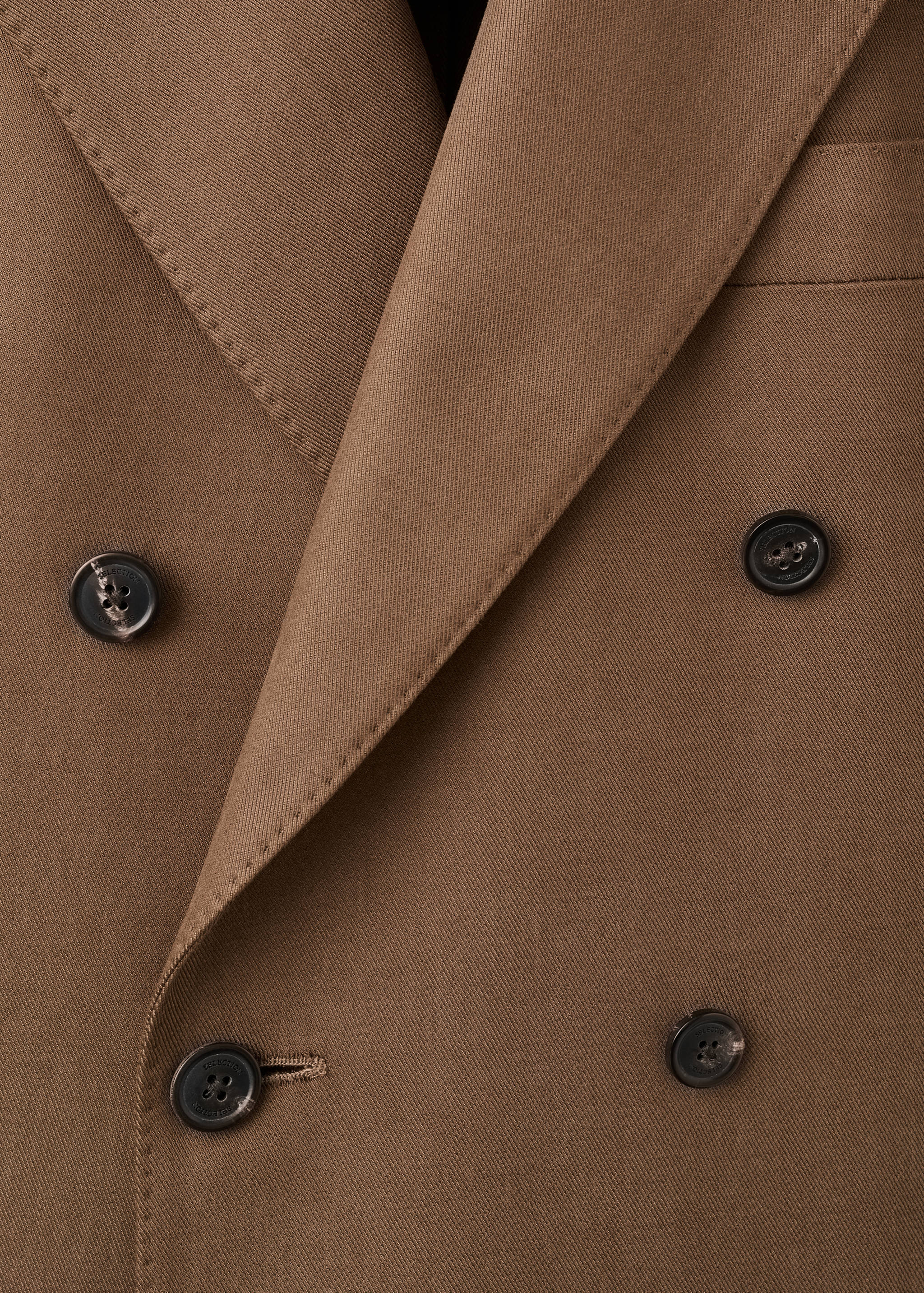 Slim fit double-breasted suit blazer - Details of the article 8