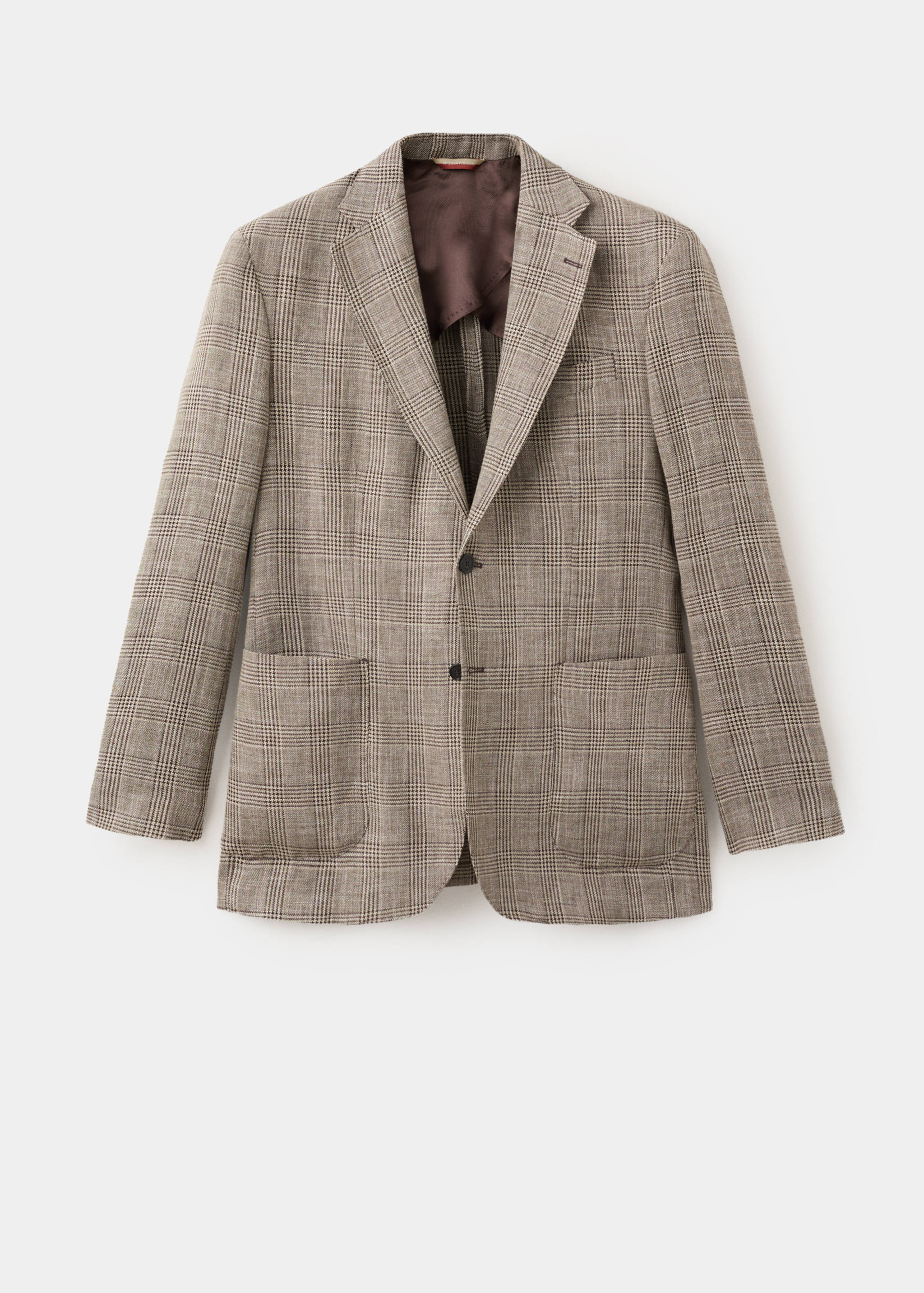 Veste slim fit à carreaux Prince de Galles - Article sans modèle