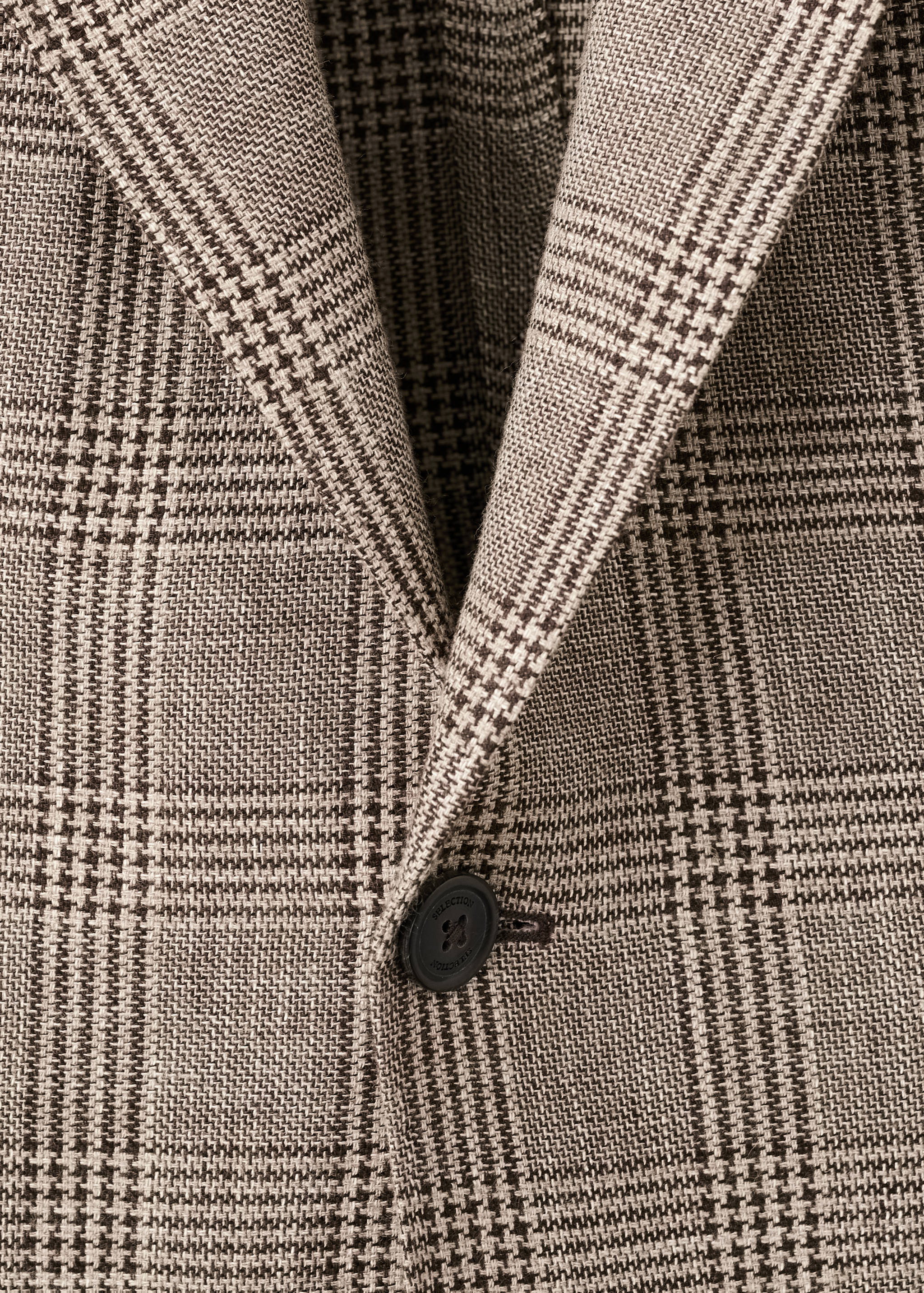 Prince of Wales check slim fit blazer - Details of the article 8
