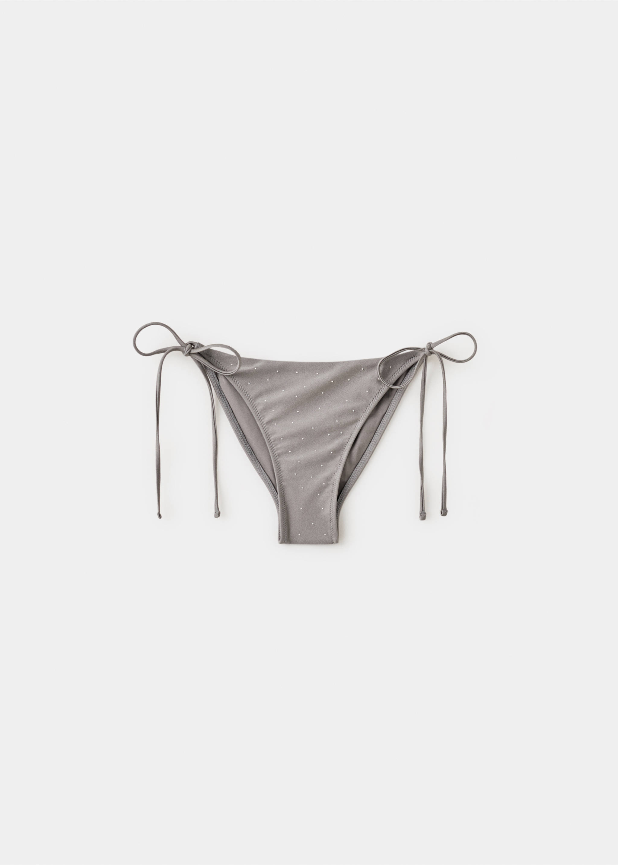 Rhinestone bikini bottom - Article without model, Grey. Ref: 27018650-00.