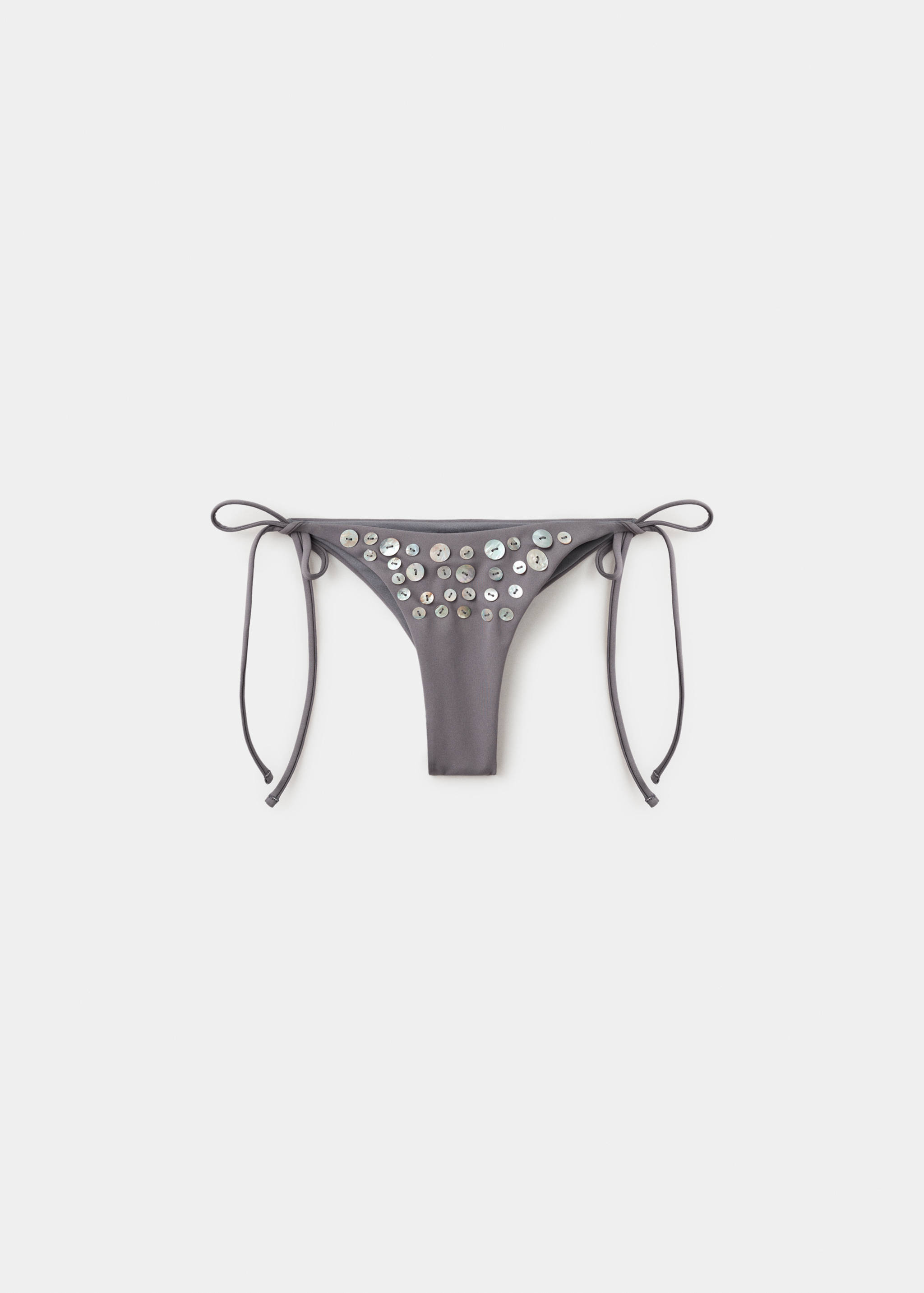 Bas de bikini brésilien avec boutons - Article sans modèle