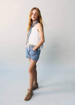 Star detail shorts — Medium Blue 1