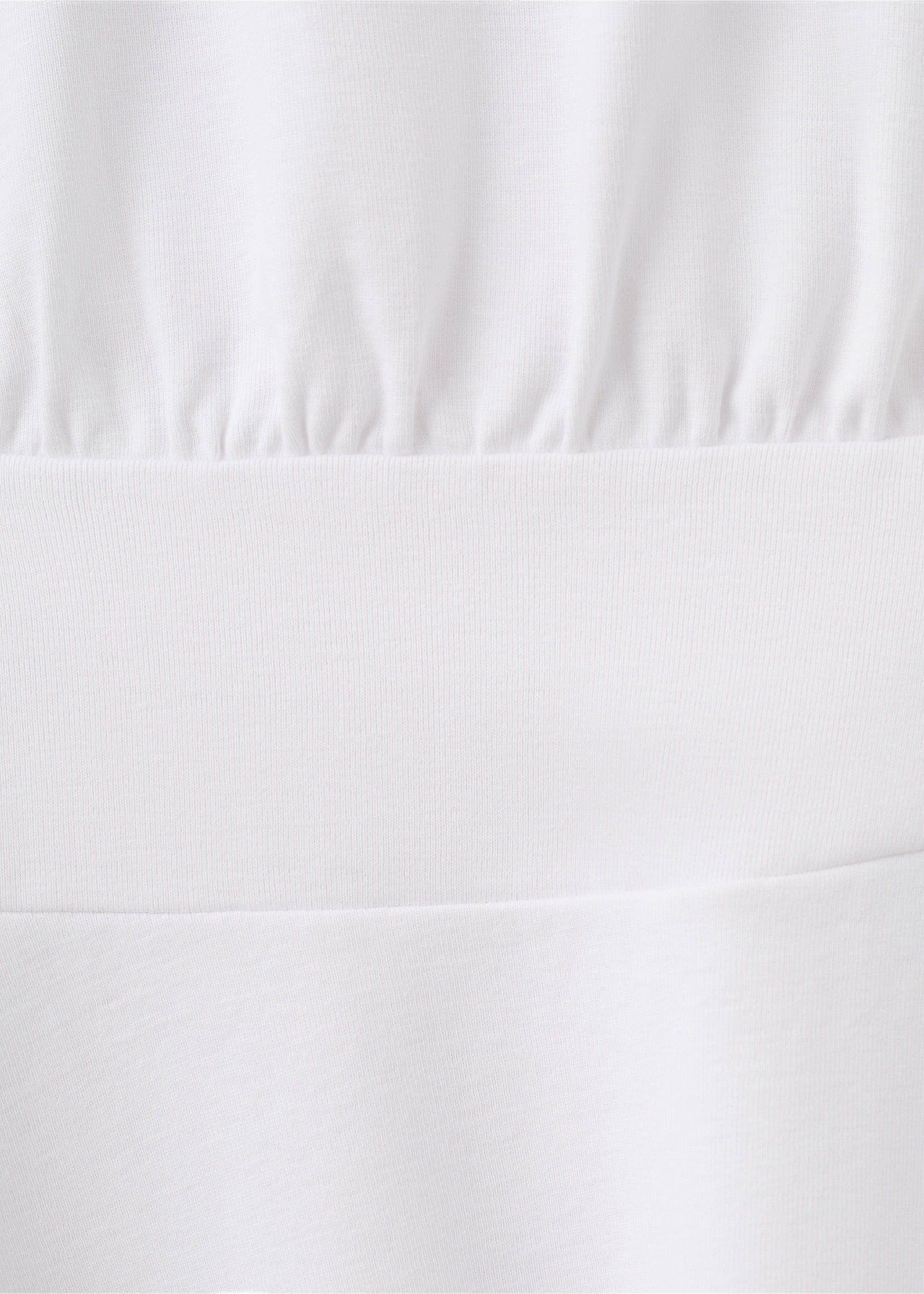 Asymmetrical halter dress - Details of the article 0, Off White. Ref: 27018664-00.